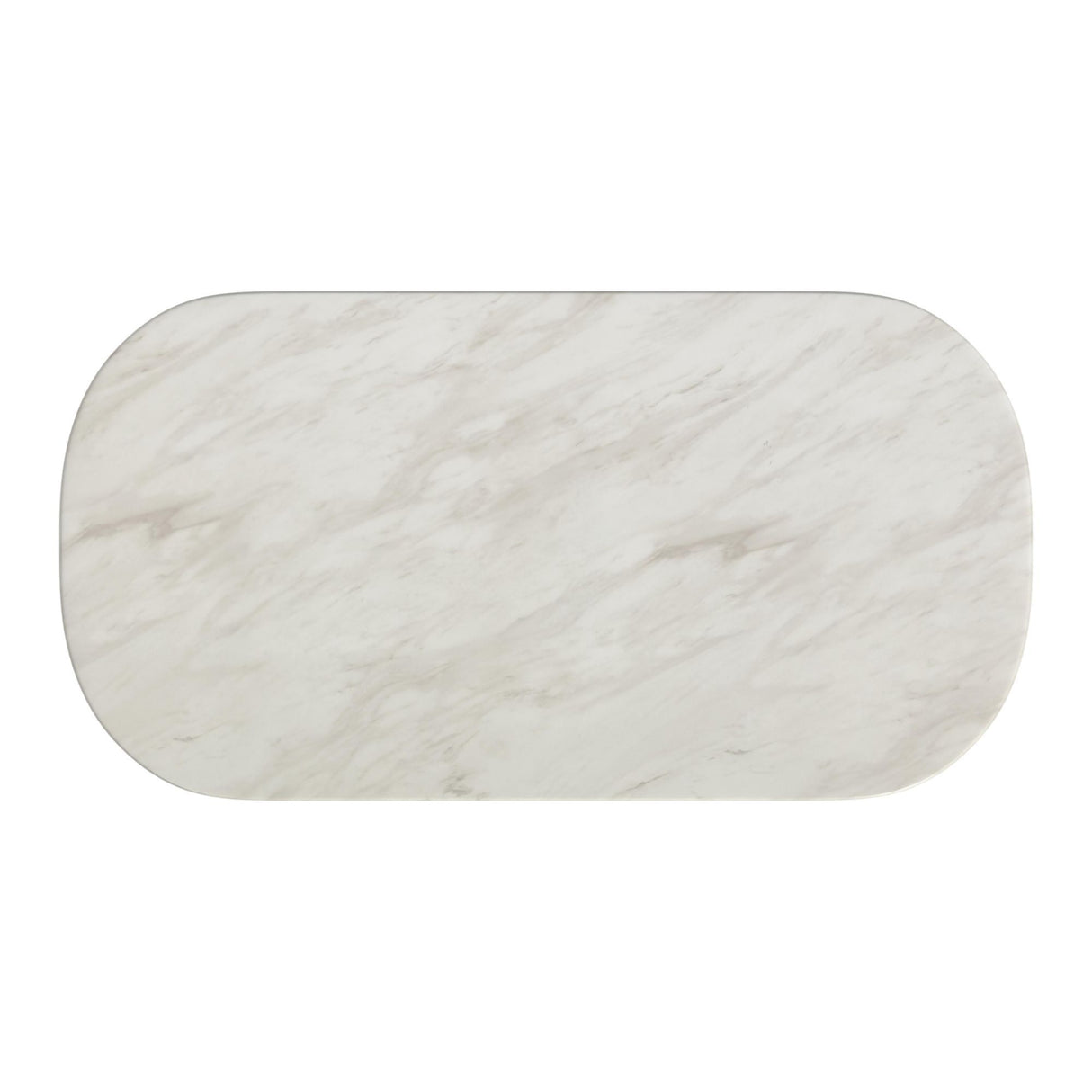 Sylvie - Oval Dining Table With Faux Marble Top