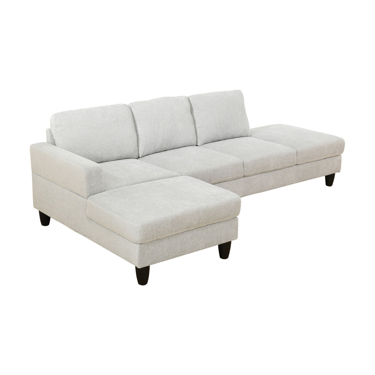 L - Shaped Sectional Sofa With Chaise & Ottoman