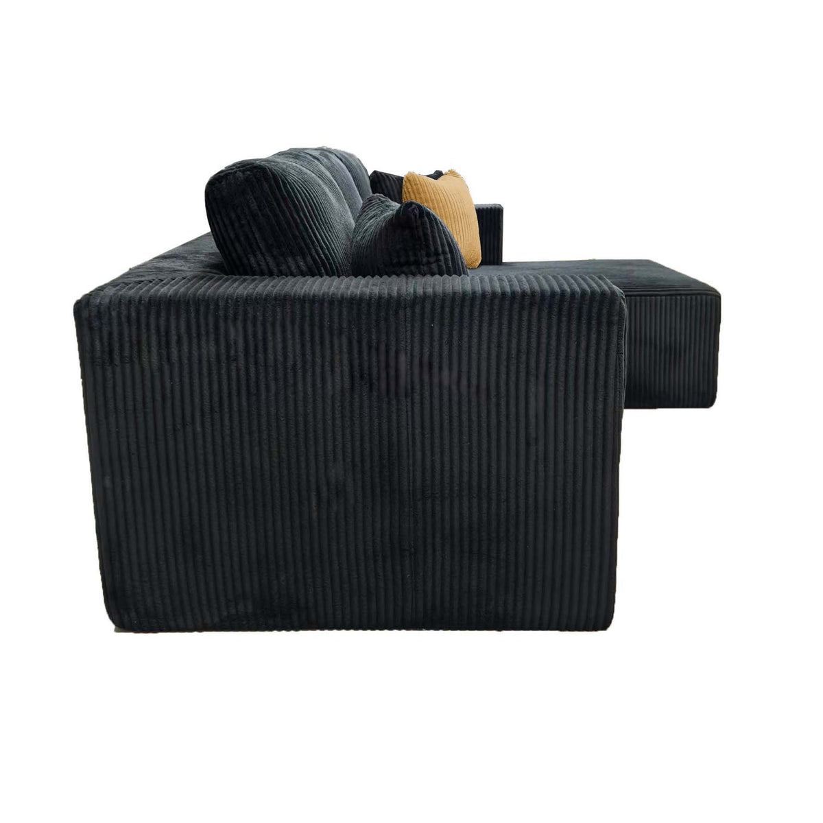 L - Shape Full Compressed Upholstered Sectional