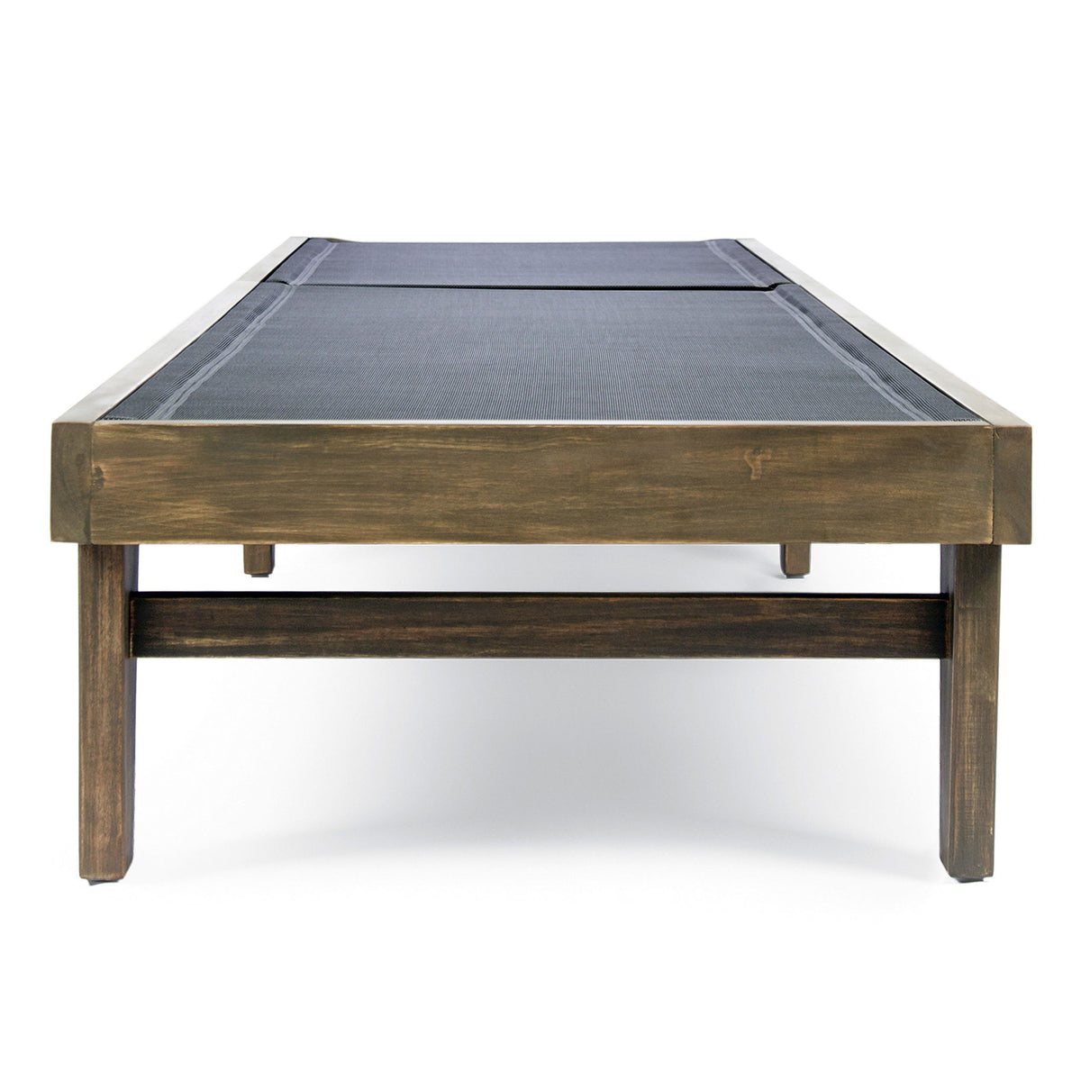 Summerland Chaise Lounge Dark Mesh Outdoor Seating - Dark Gray