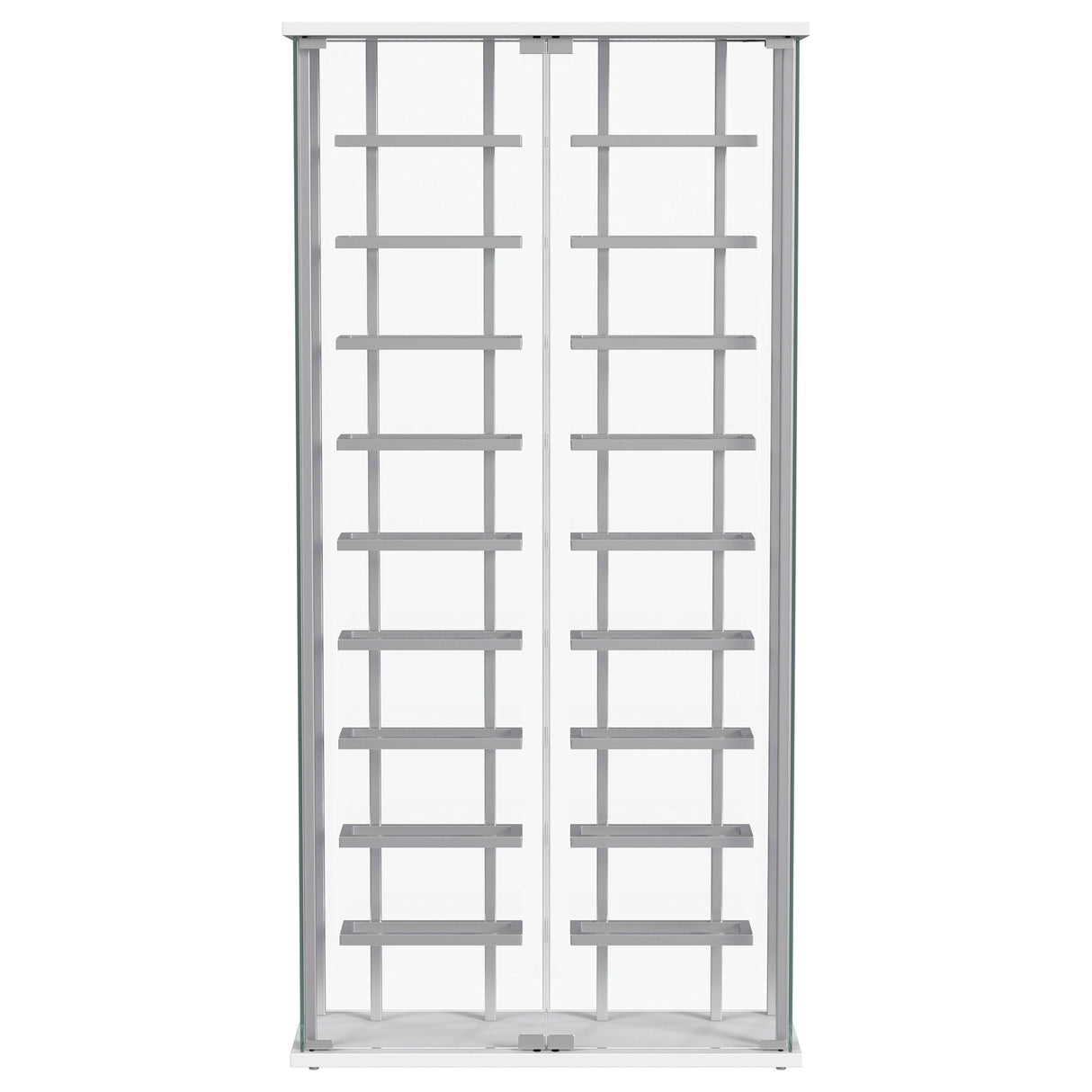 Montara Tempered Glass Wine Cabinet with LED Lighting