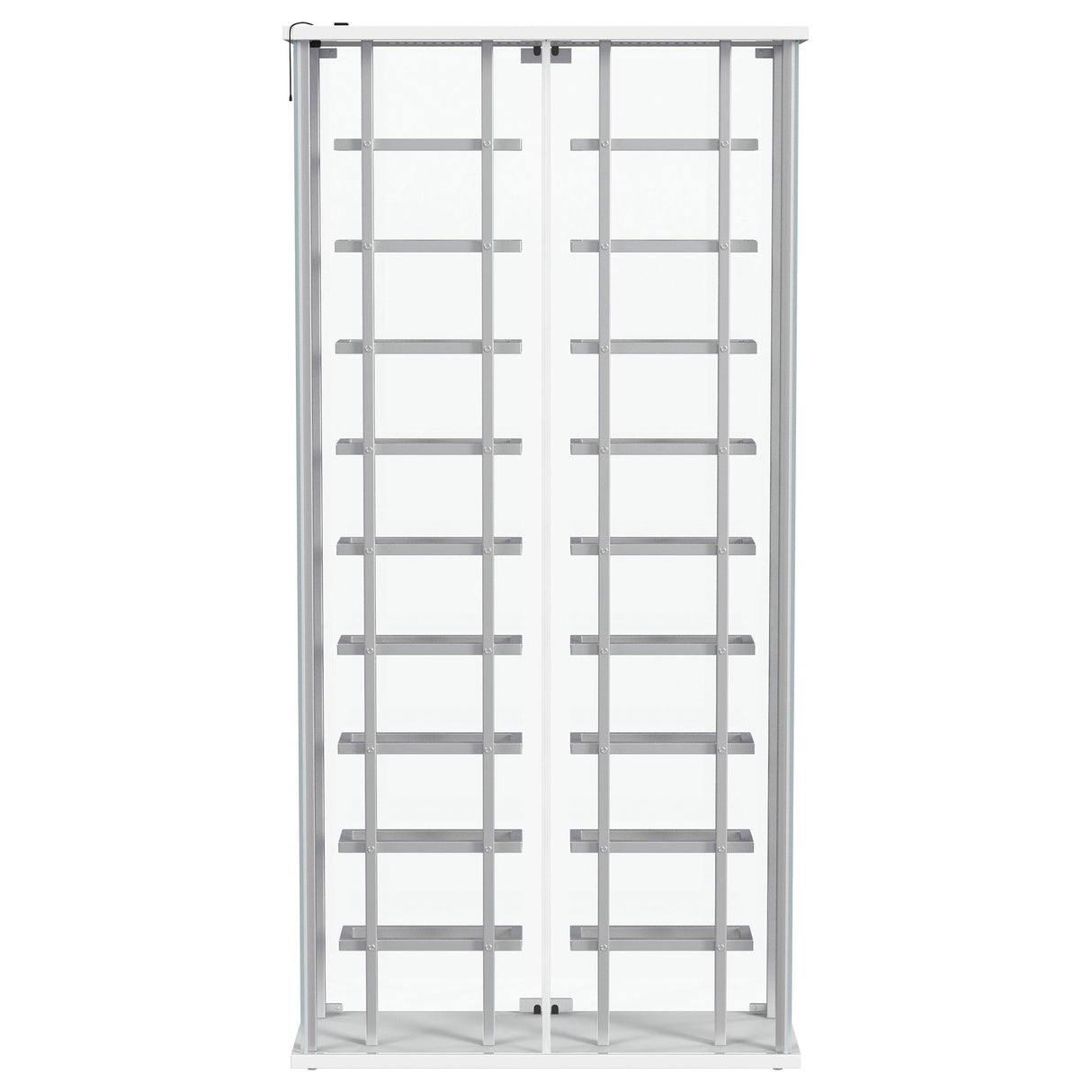 Montara Tempered Glass Wine Cabinet with LED Lighting