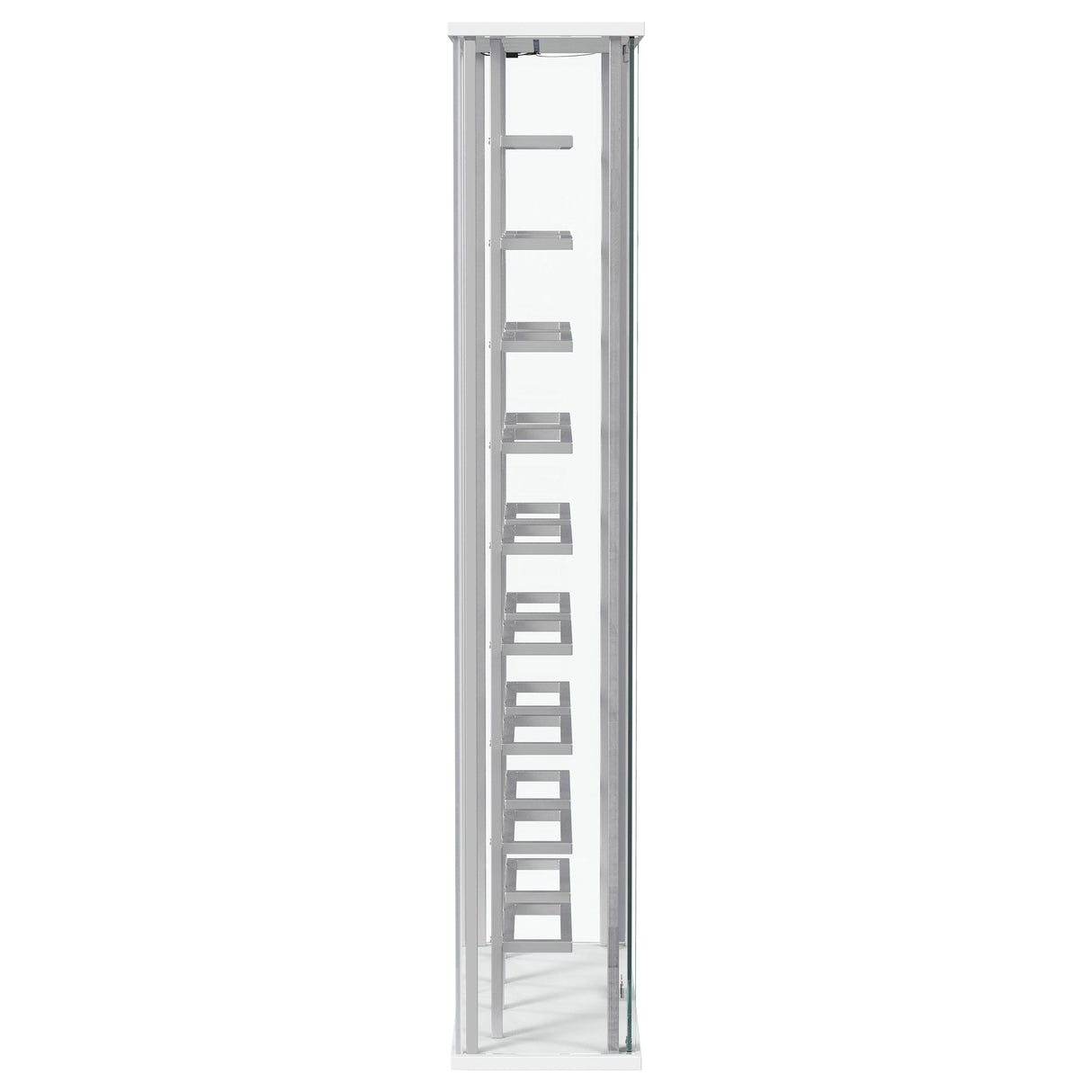 Montara Tempered Glass Wine Cabinet with LED Lighting