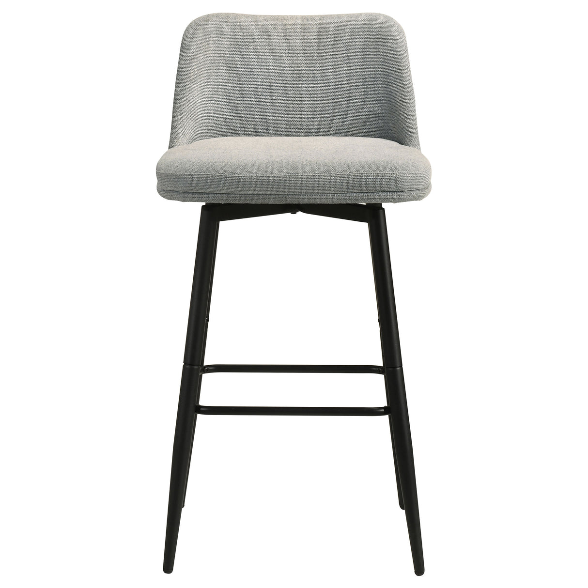 Mellor Grey Fabric Swivel Bar Chair, Set of 2