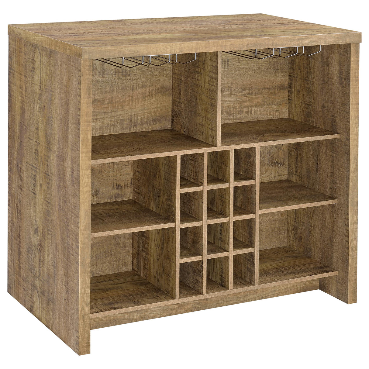 Topanga Engineered Wood Freestanding Home Bar - Mango