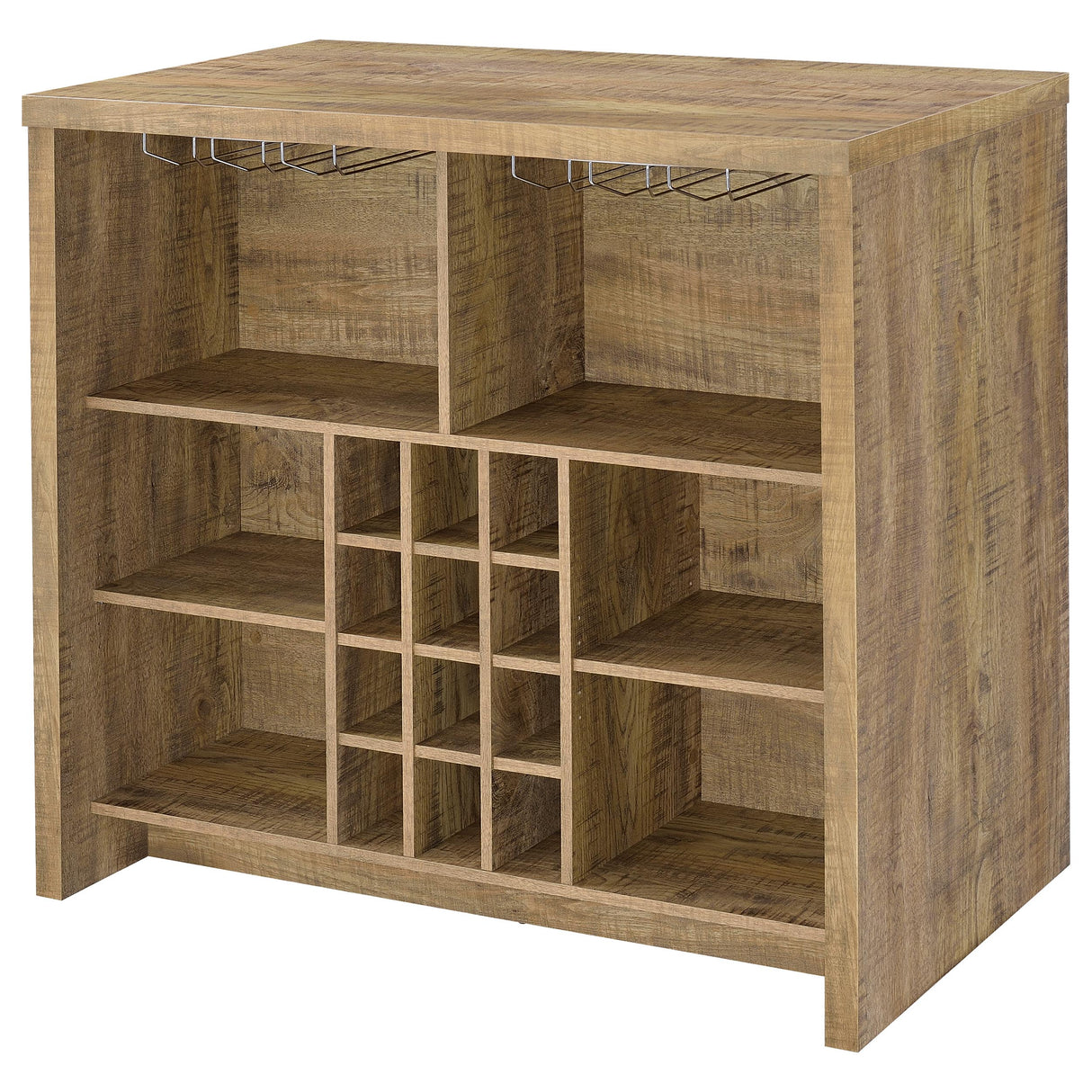 Topanga Engineered Wood Freestanding Home Bar - Mango