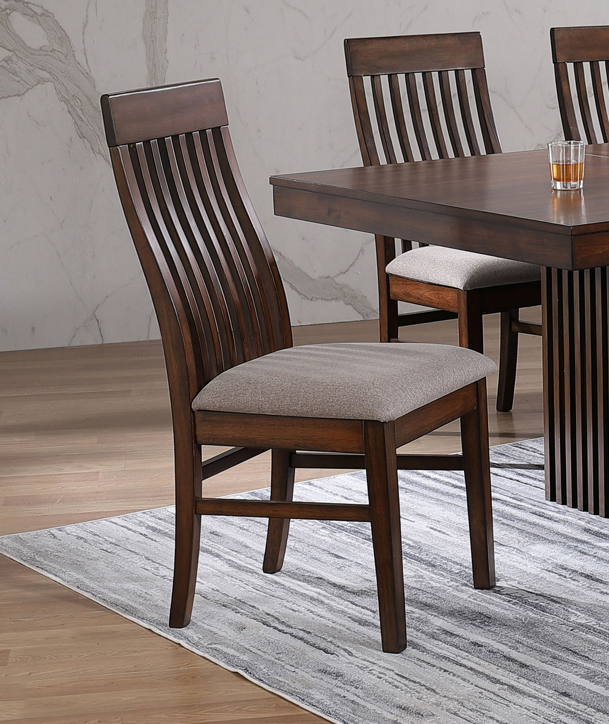 Briarwood Mango Oak Wood Dining Side Chairs, Set of 2