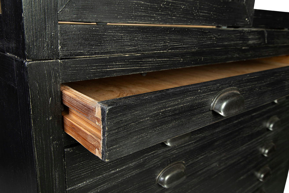 Balmoral - Single Display Cabinet - Black