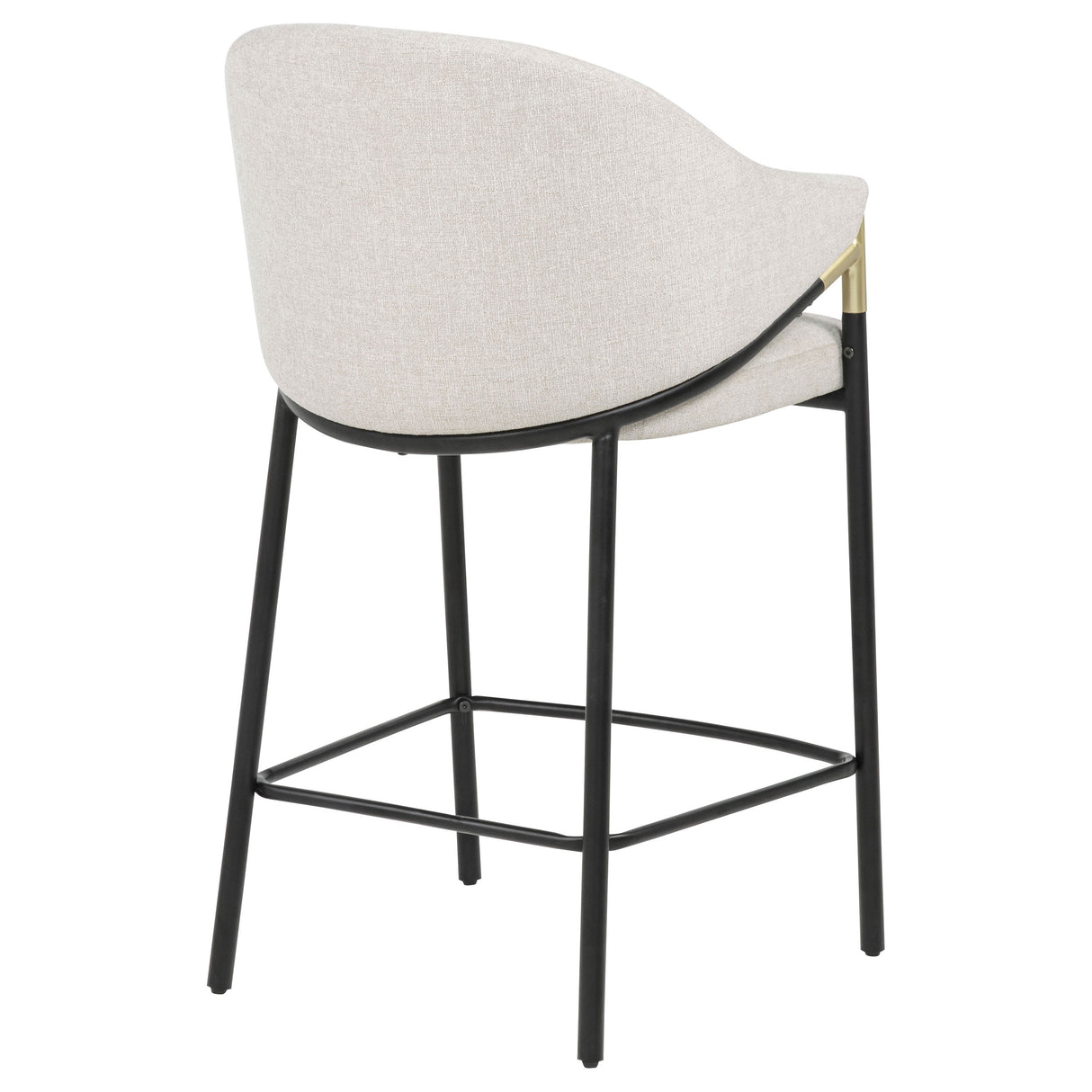 Chadwick Beige Fabric Counter Height Chair (Set of 2)