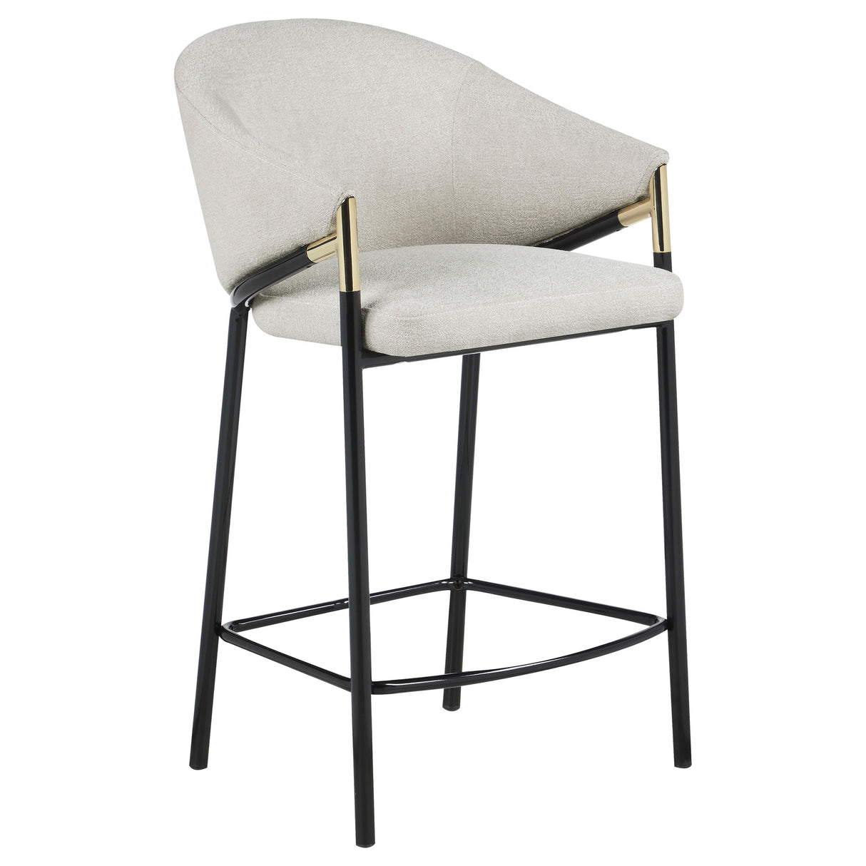 Chadwick Fabric Upholstered Counter Chair Beige, Set of 2