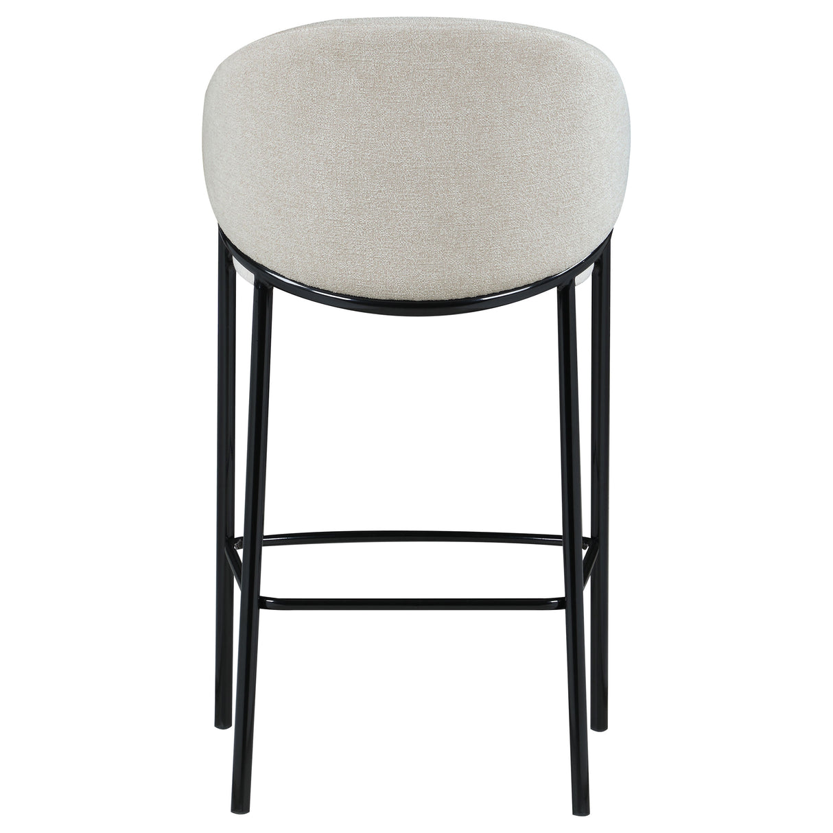 Chadwick Fabric Upholstered Bar Chair Beige, Set of 2
