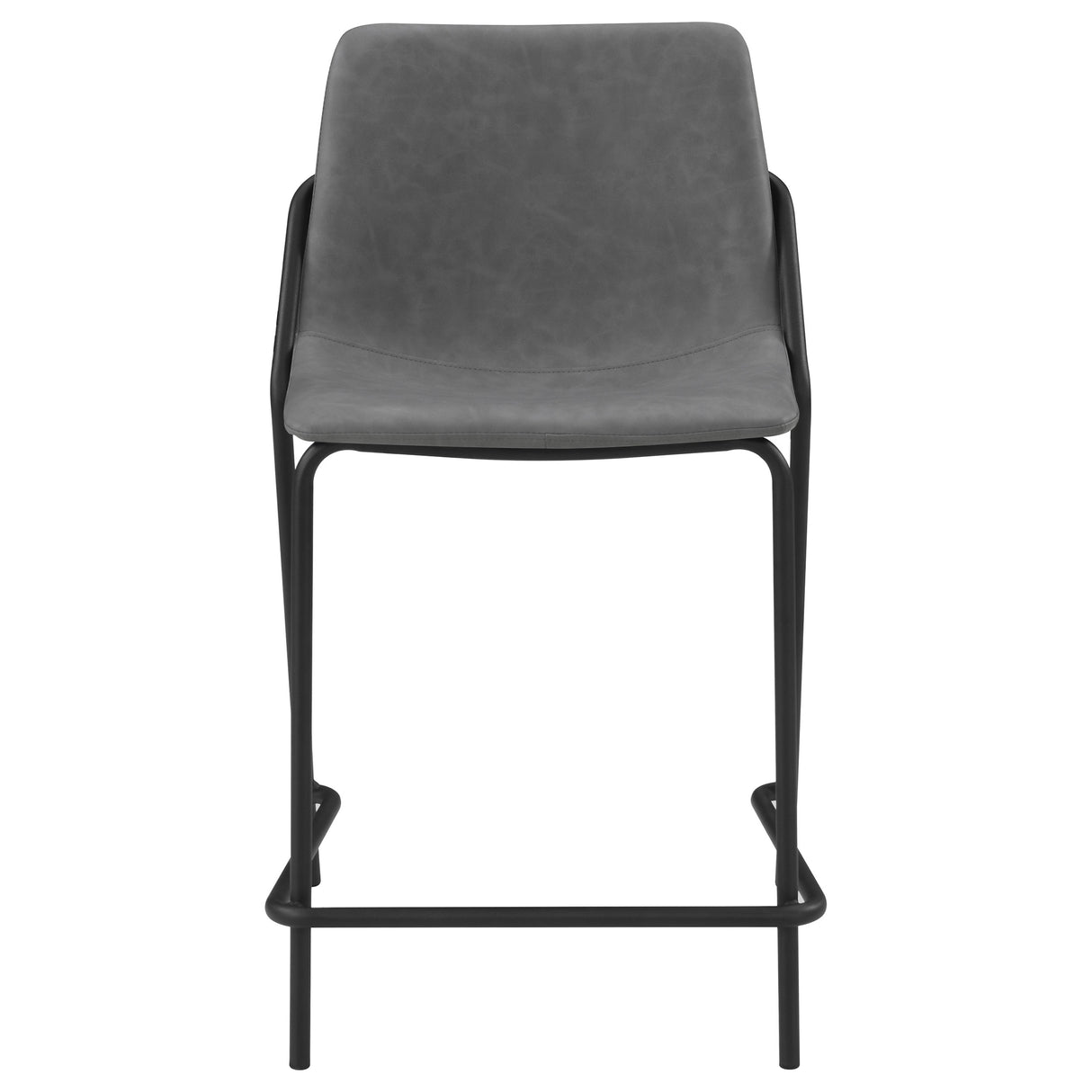 Earnest Upholstered Counter Chair Grey, Set of 2