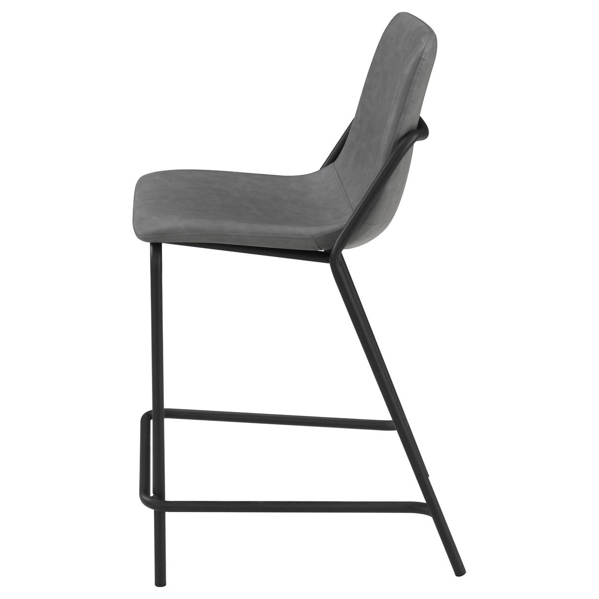 Earnest Upholstered Counter Chair Grey, Set of 2