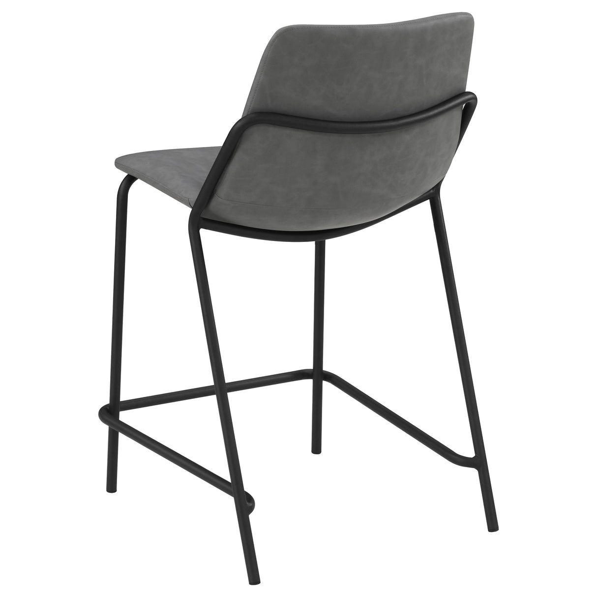 Earnest Upholstered Counter Chair Grey, Set of 2