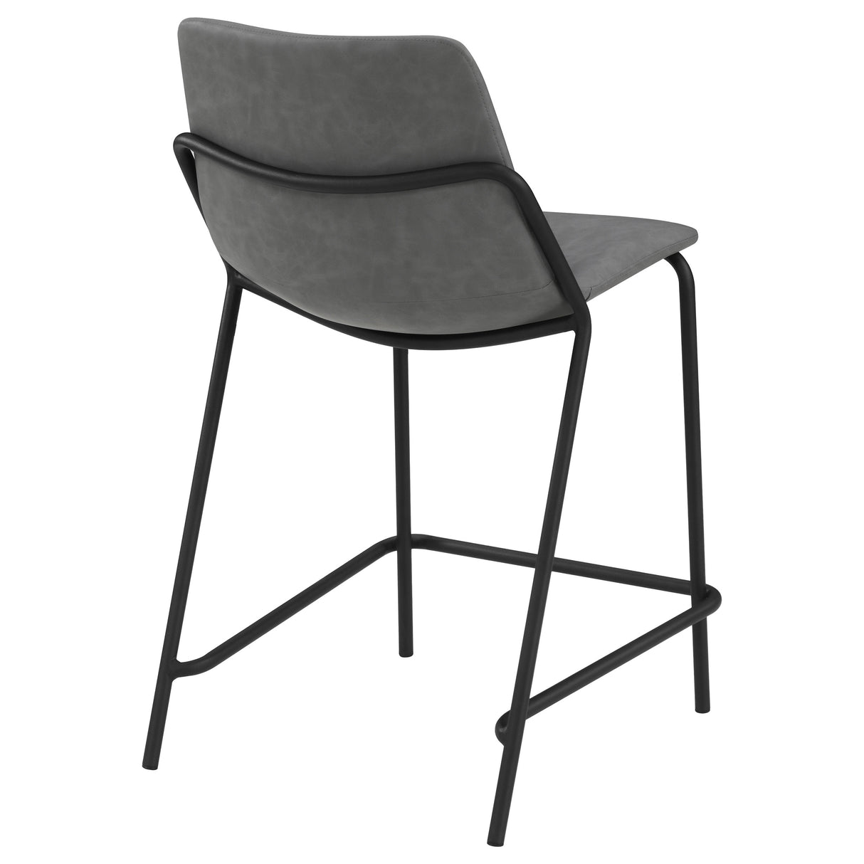 Earnest Upholstered Counter Chair Grey, Set of 2