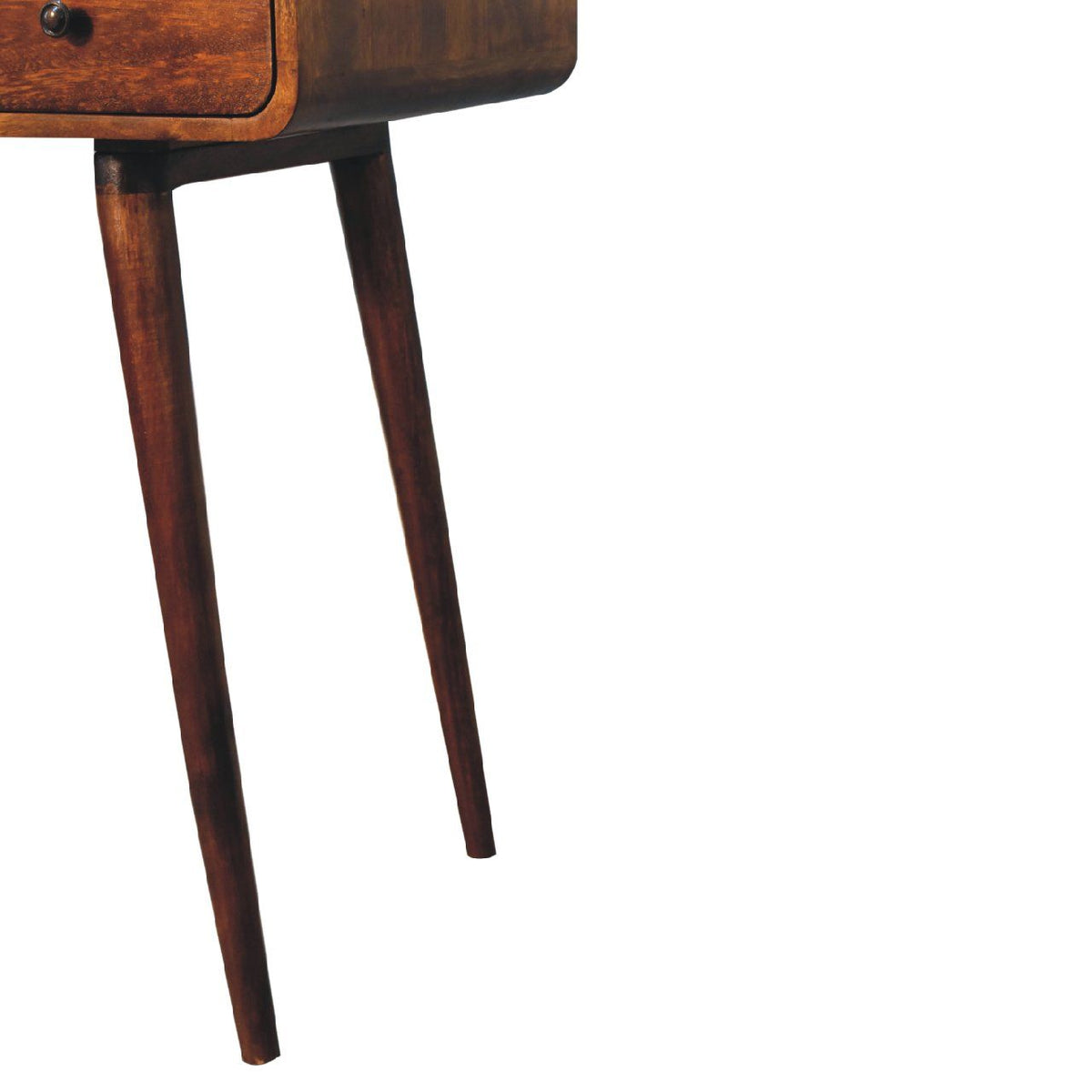 Curved Writing Desk - Chestnut