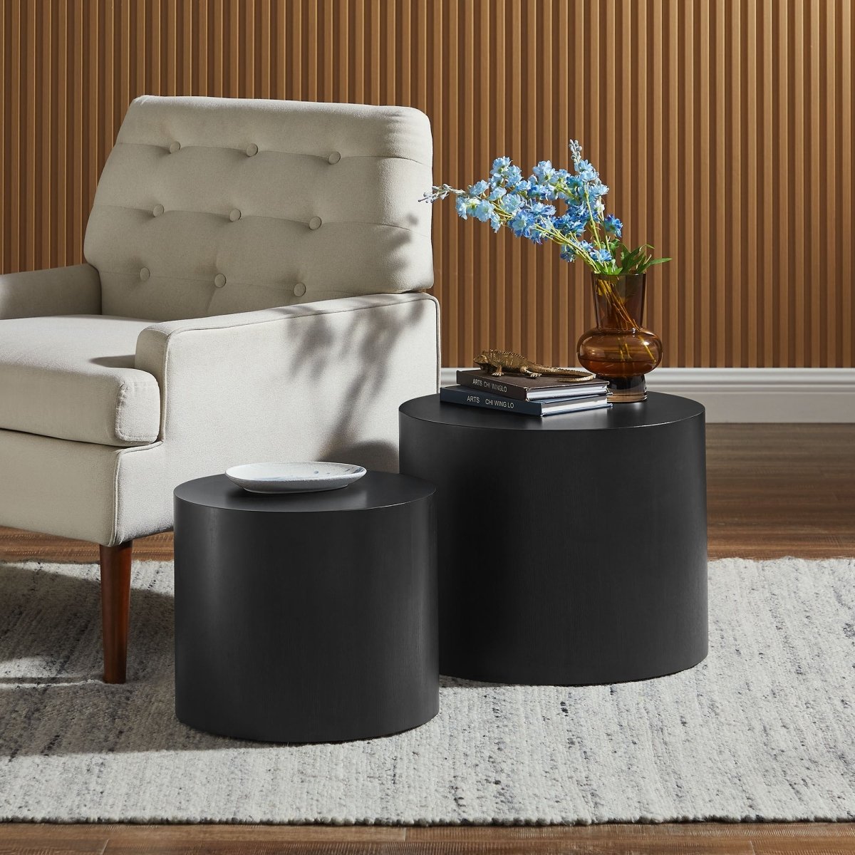 19 Inch Urban Round Nesting Coffee Table Set - Coffee Tables available at Alpine Outlets in Denver
