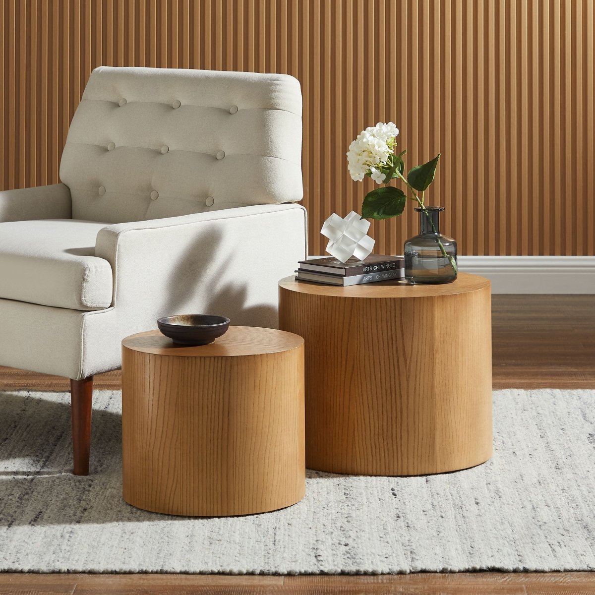 19 Inch Urban Round Nesting Coffee Table Set - Coffee Tables available at Alpine Outlets in Denver