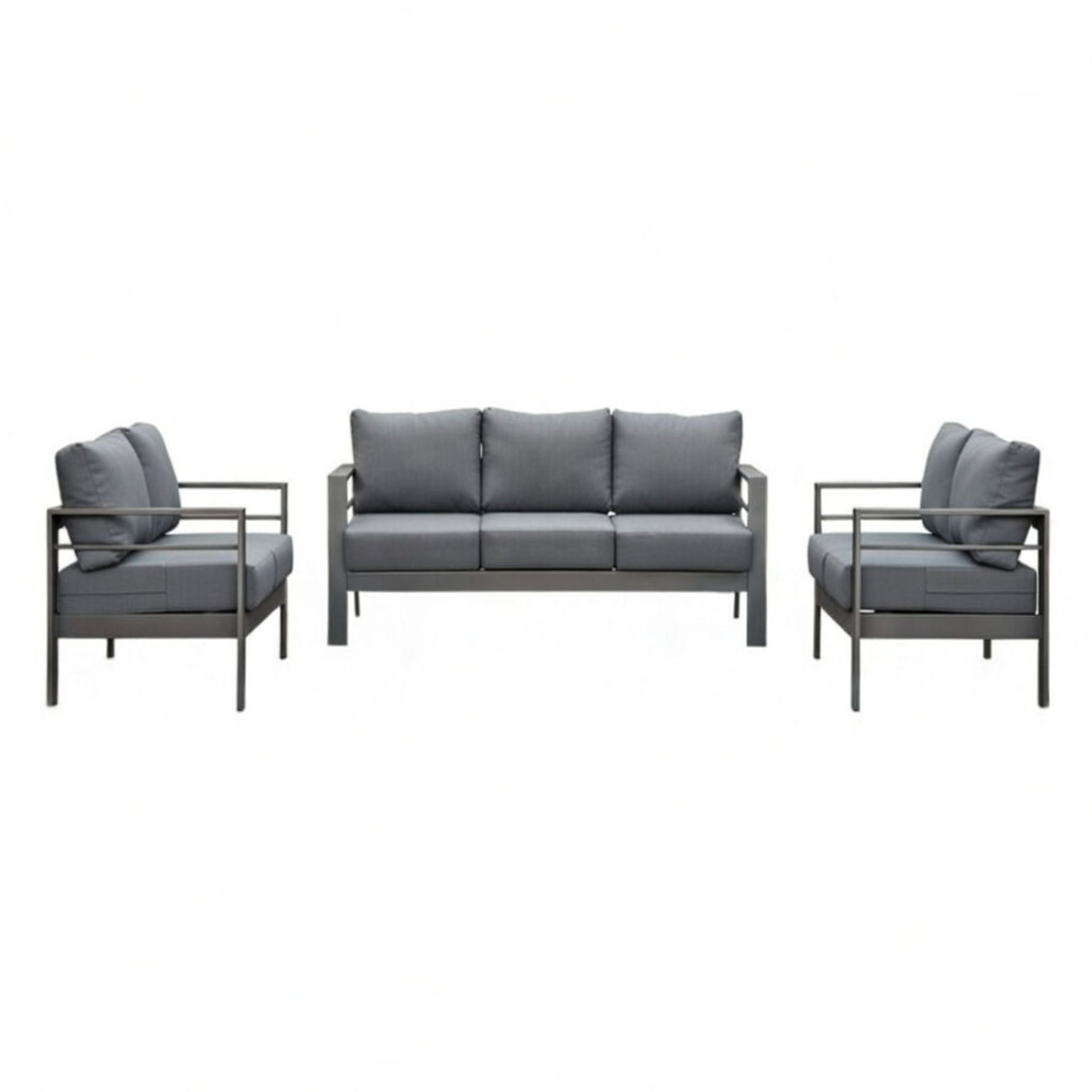 Outdoor Patio Set, All-Weather & Thick Cushions
