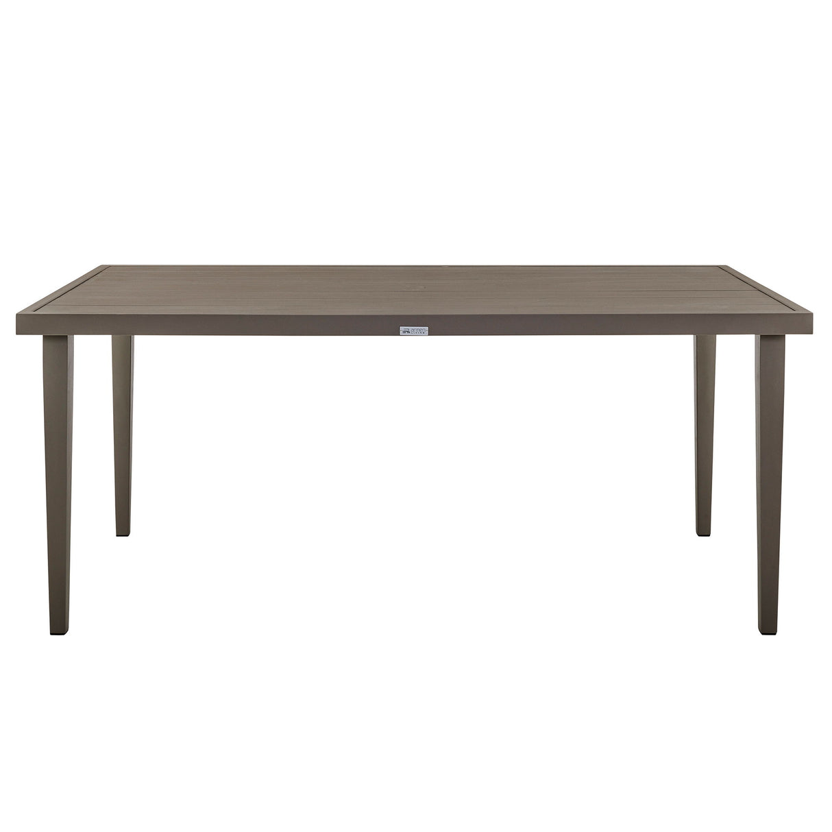 Grenada - 5 Piece Gray Aluminum Outdoor Dining Set With Gray Fabric