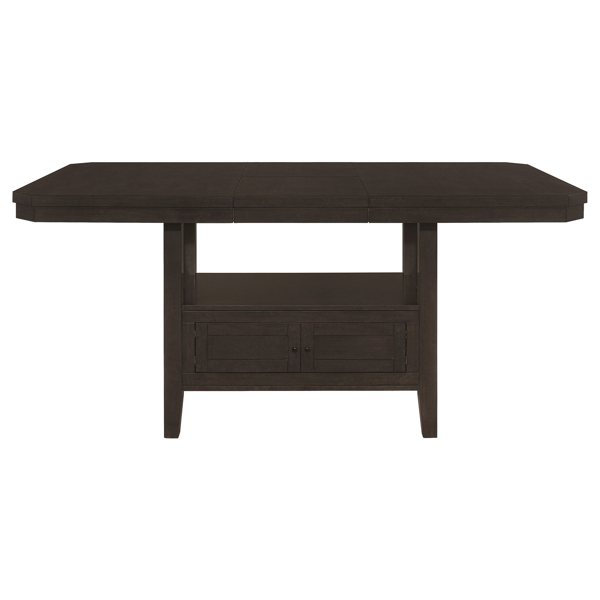Prentiss 78-Inch Extension Counter Dining Table Cappuccino