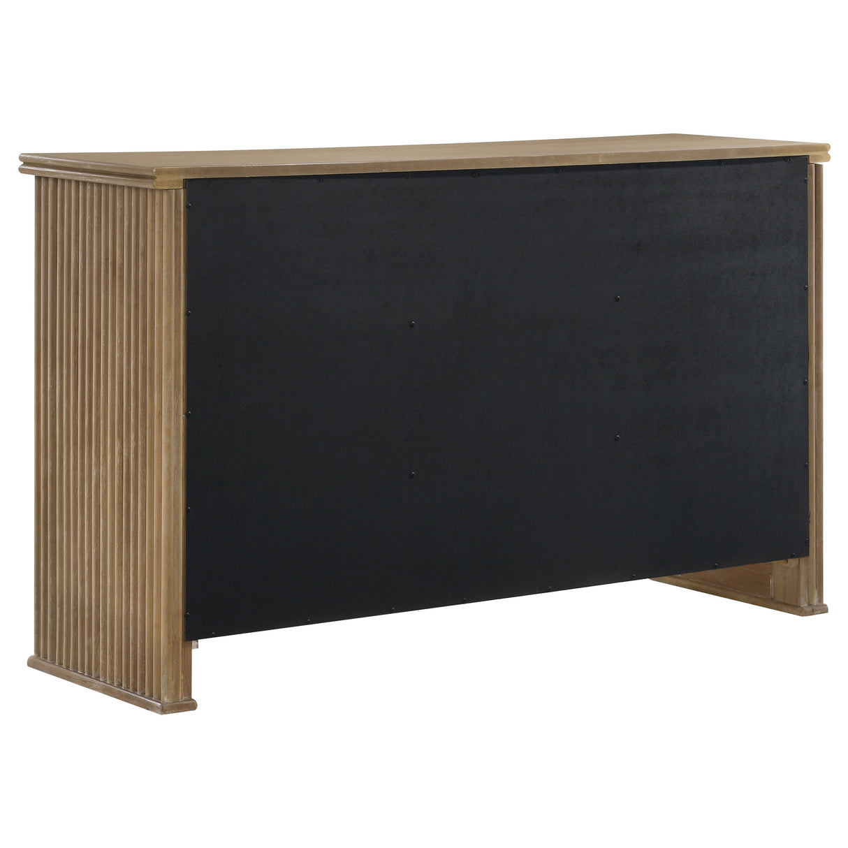 Adina 3-Door 59-Inch Sideboard in Distressed Light Brown