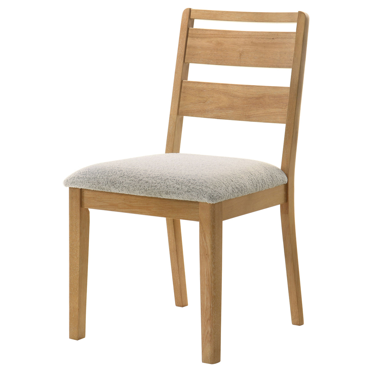 Duncan Ladder Back Dining Side Chair, Washed Oak (Set of 2)