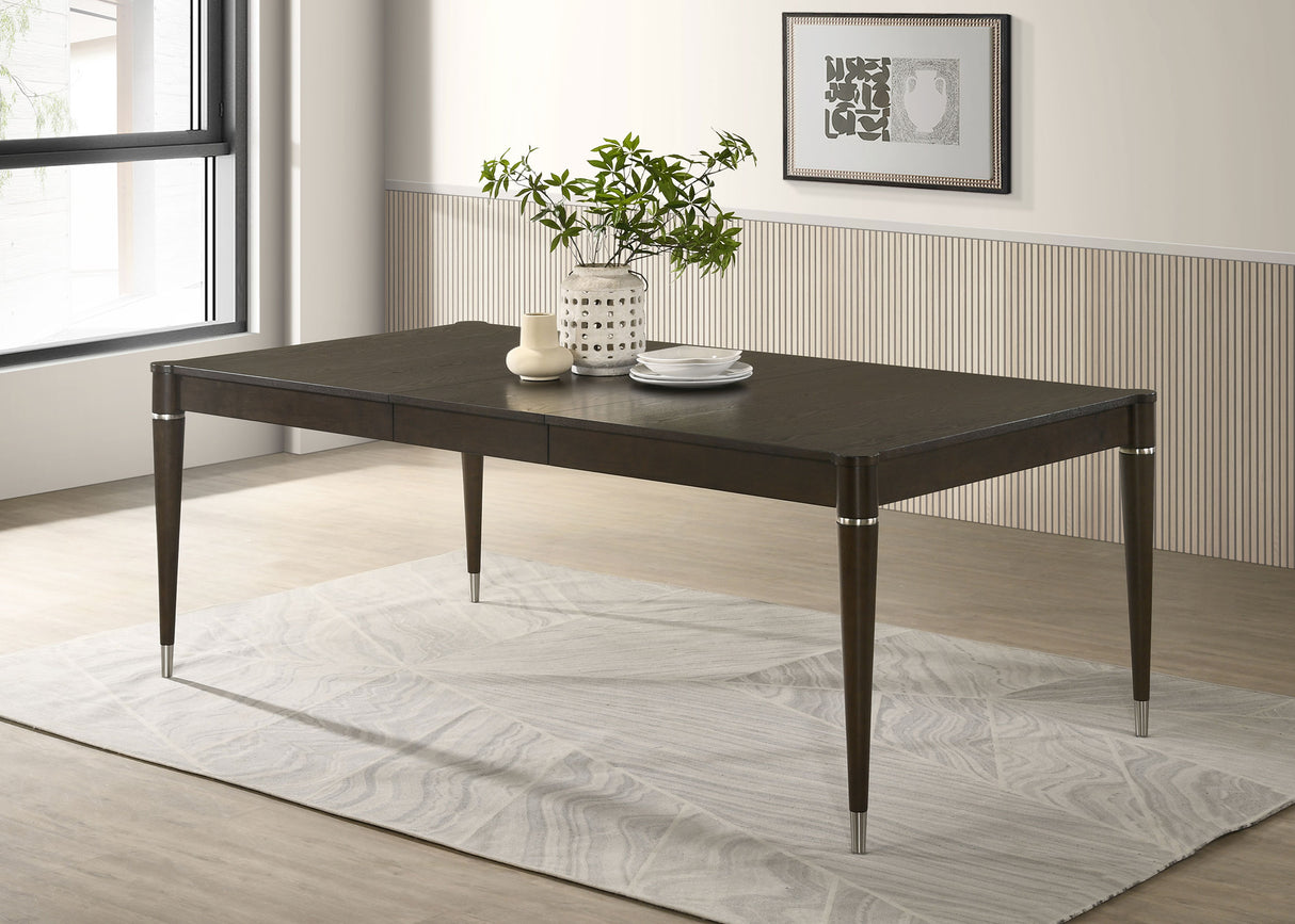 Reseda 81-inch Extension Dining Table Ash Brown
