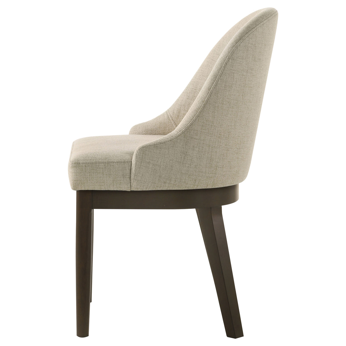 Reseda Upholstered Dining Side Chair Beige Set of 2