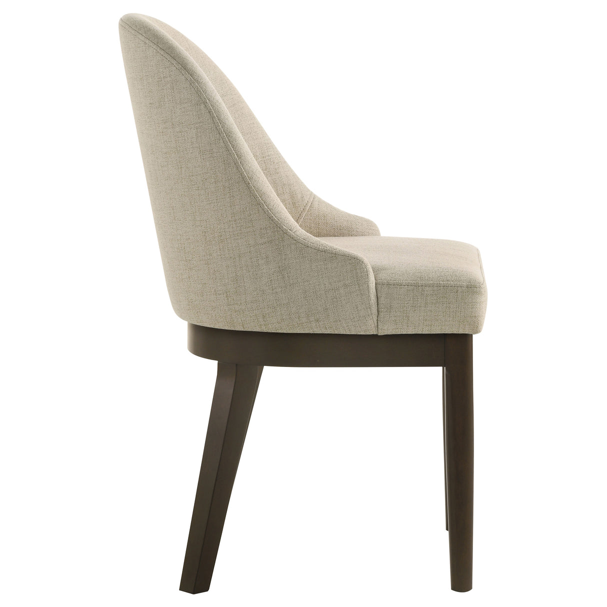 Reseda Upholstered Dining Side Chair Beige Set of 2