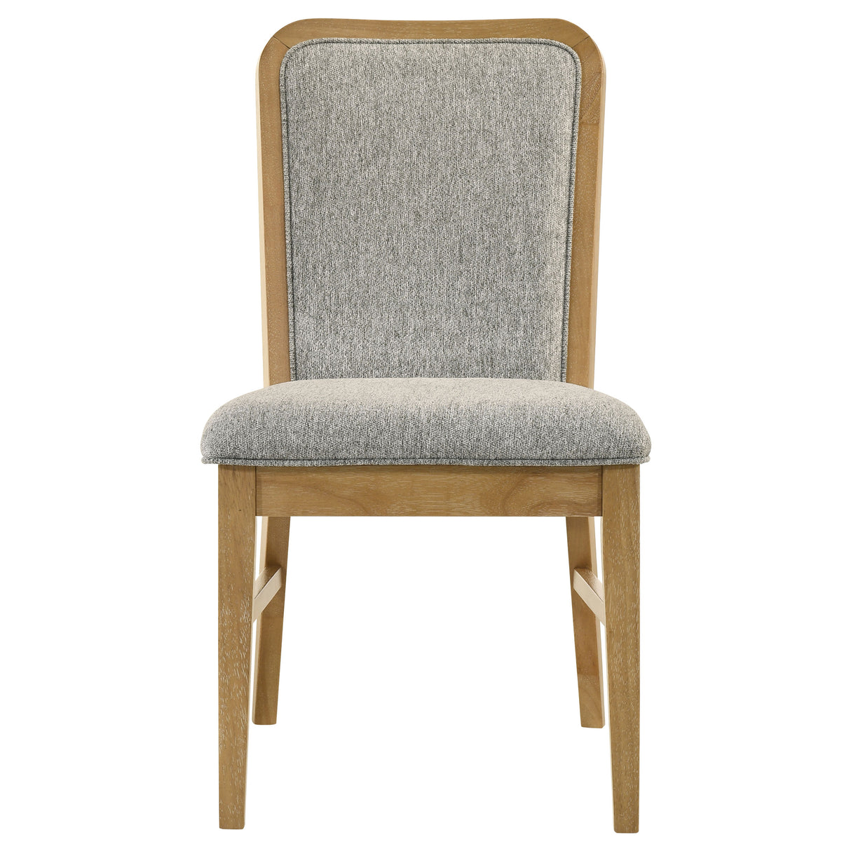 Croyden 7-Piece Dining Set, Weathered Natural with Grey Chairs