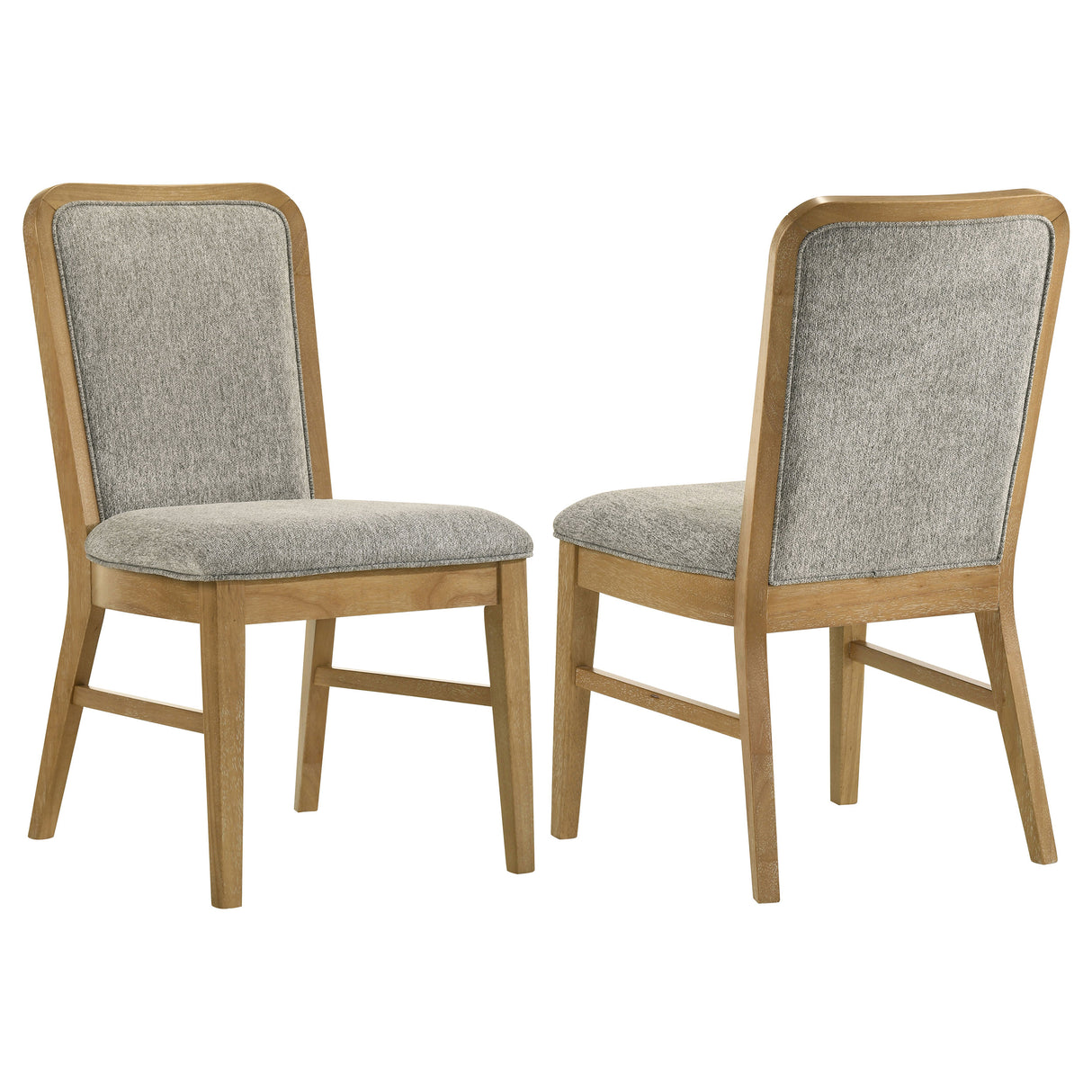 Croyden Dining Side Chair in Grey, Set of 2