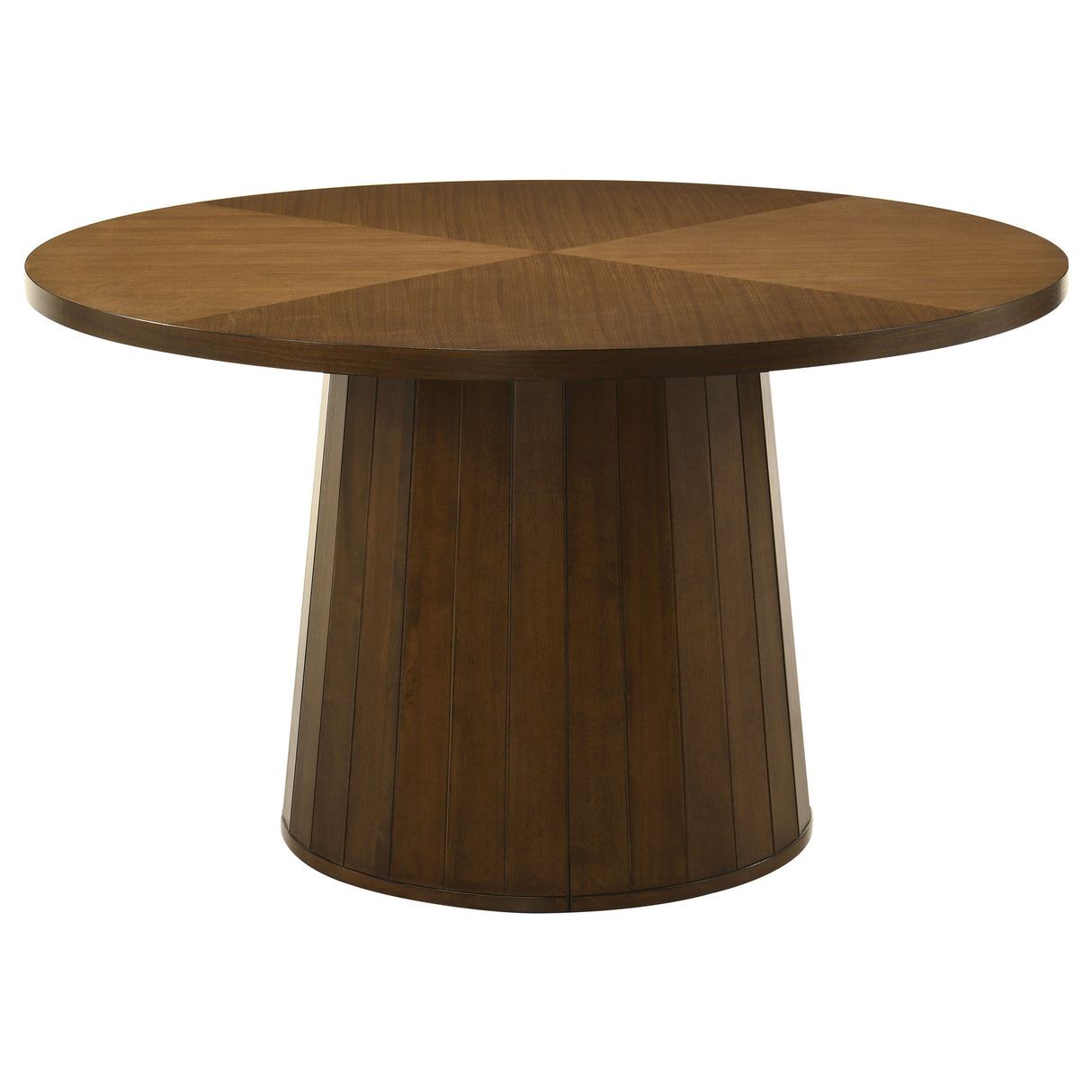 Galindo 52" Round Walnut Veneer Dining Table