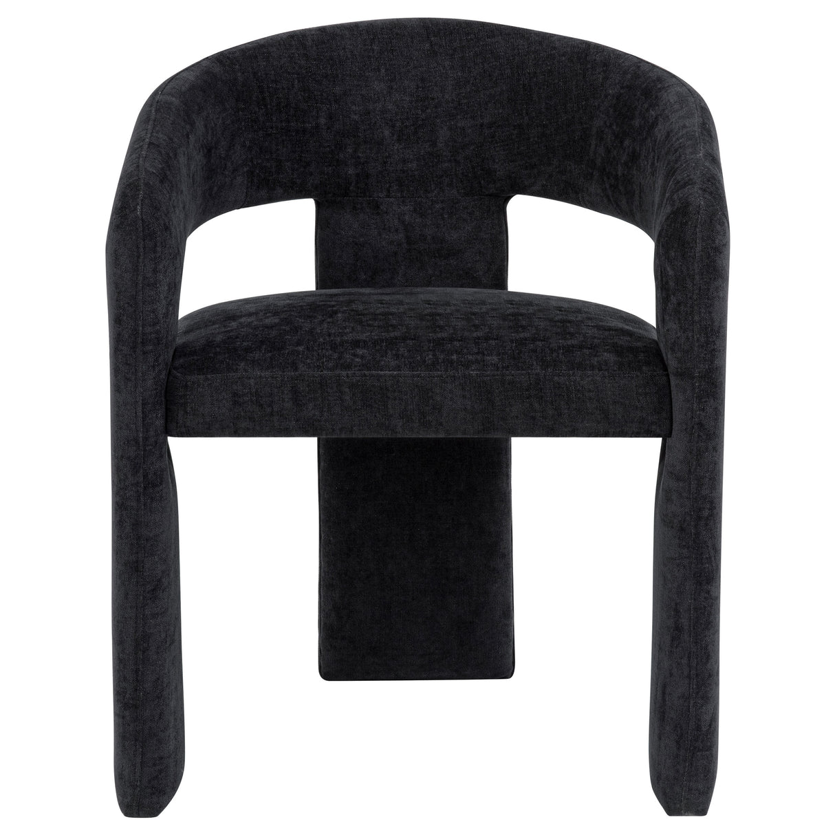 Carlow Upholstered Dining Arm Chair - Black (Set of 2)