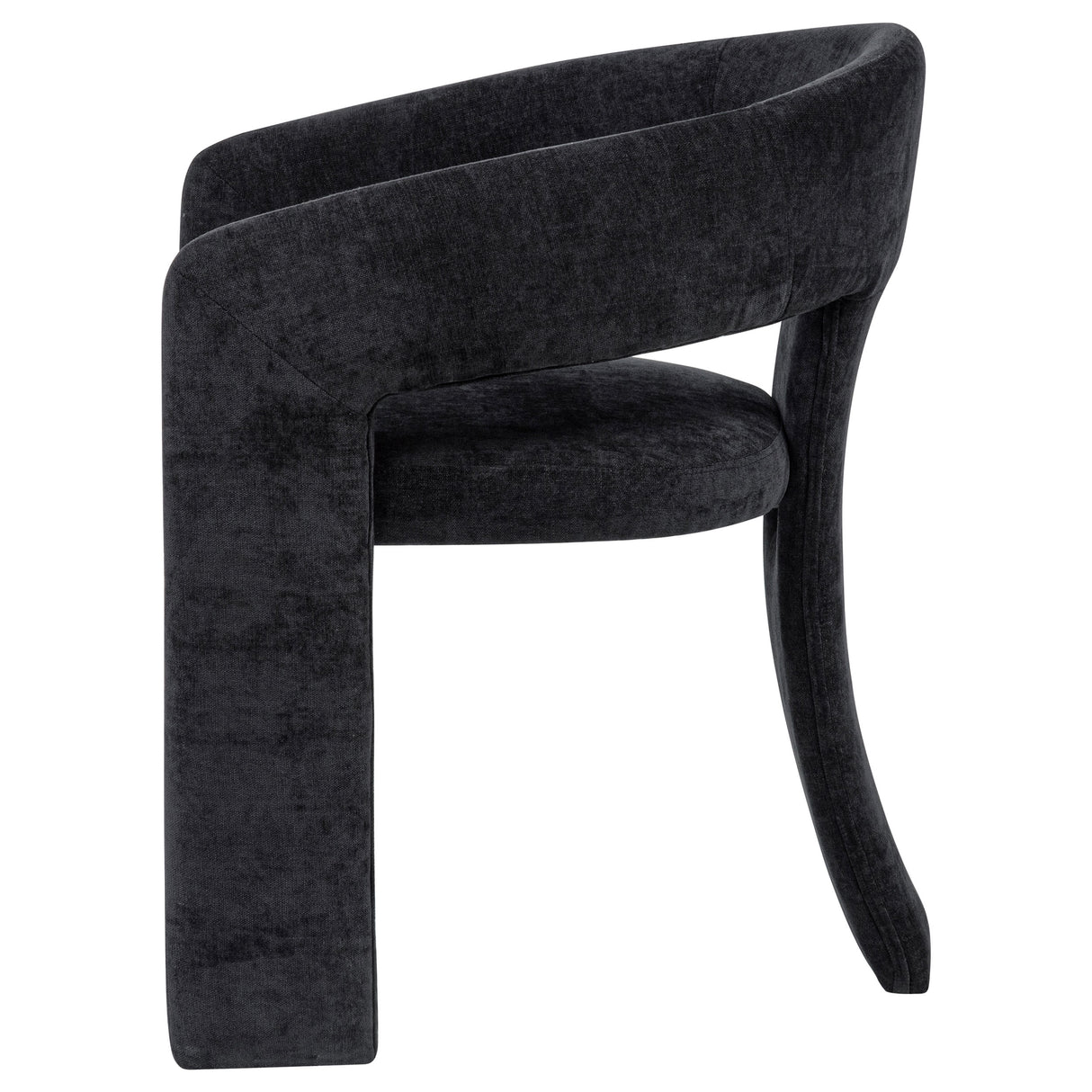Carlow Upholstered Dining Arm Chair - Black (Set of 2)