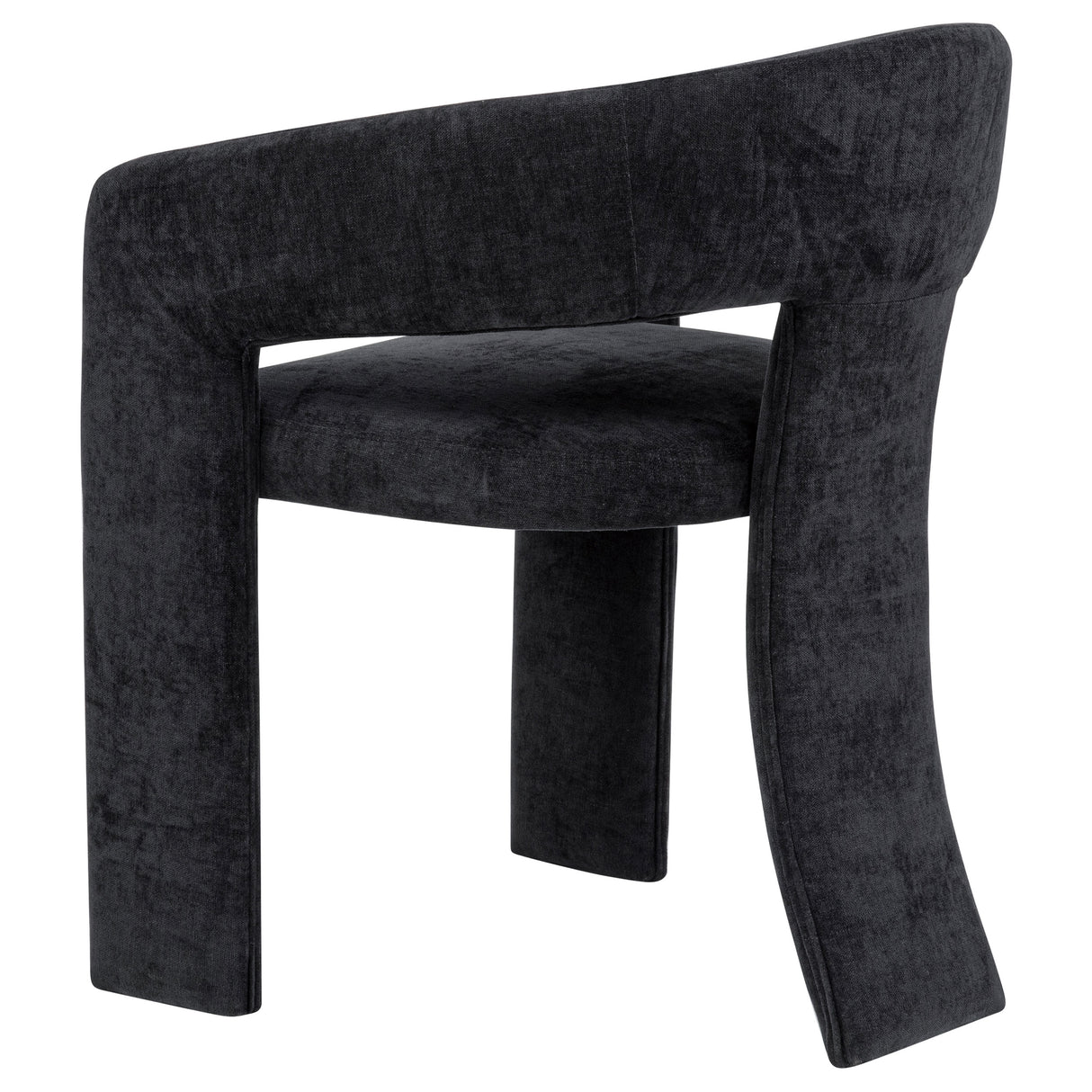 Carlow Upholstered Dining Arm Chair - Black (Set of 2)