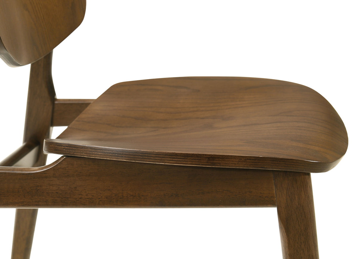 Franklin 5-Piece 54-Inch Round Dining Table Set Dark Brown