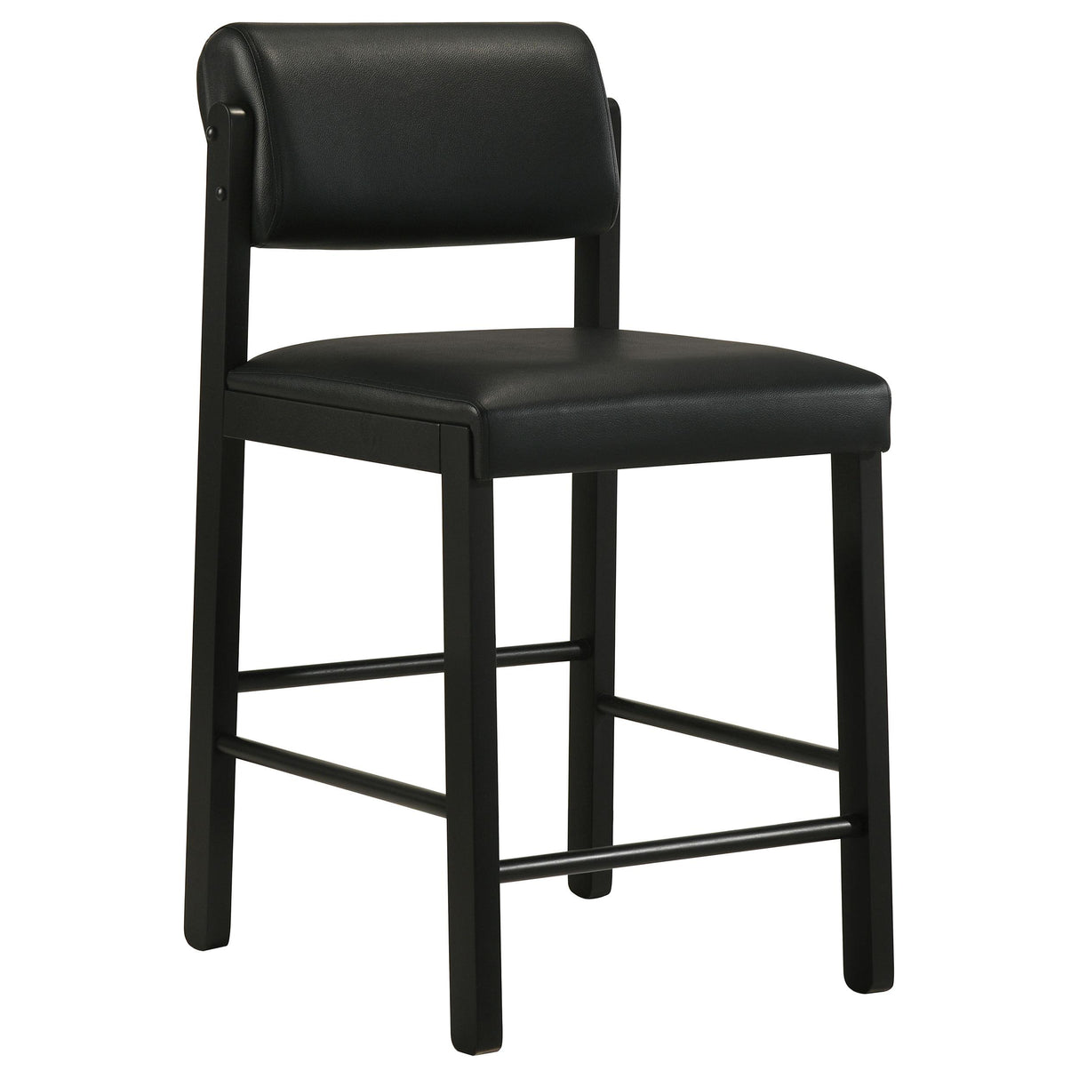 Kehoe Upholstered Counter Height Chair Black - Set of 2