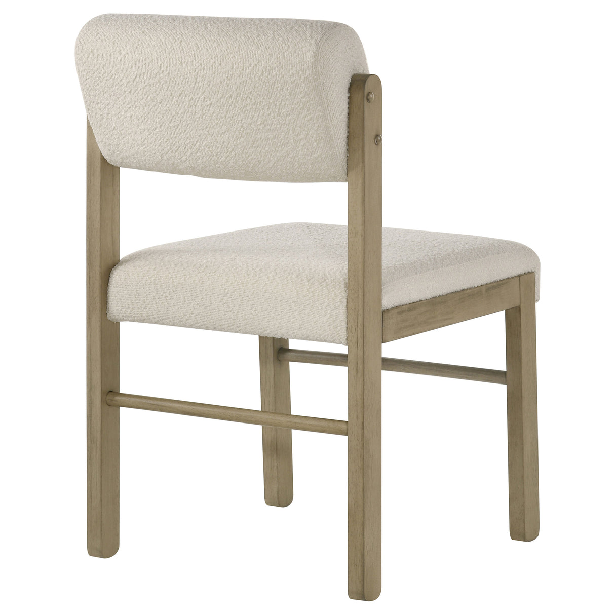 Kehoe Upholstered Dining Side Chair - Cream & Natural Oak (Set of 2)