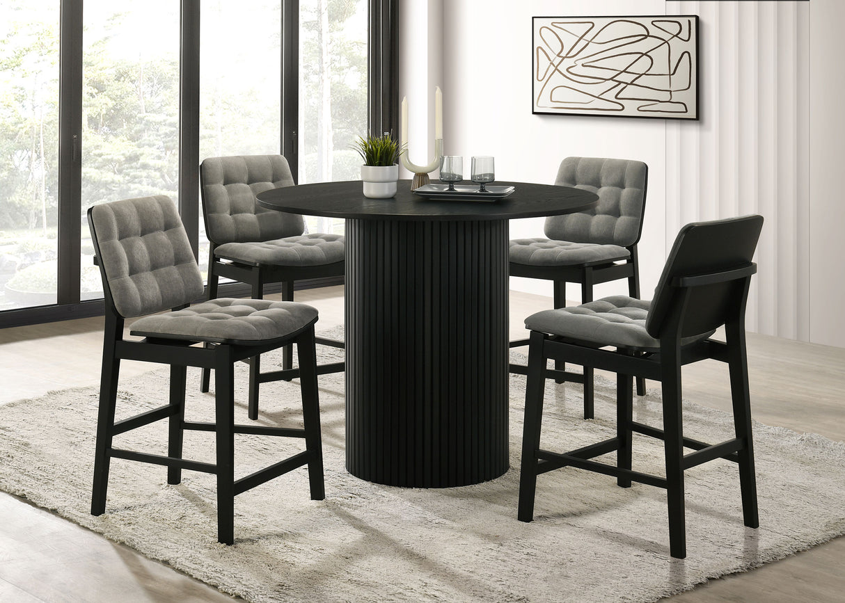 Hamlyn 5-Piece Round Counter Height Dining Set