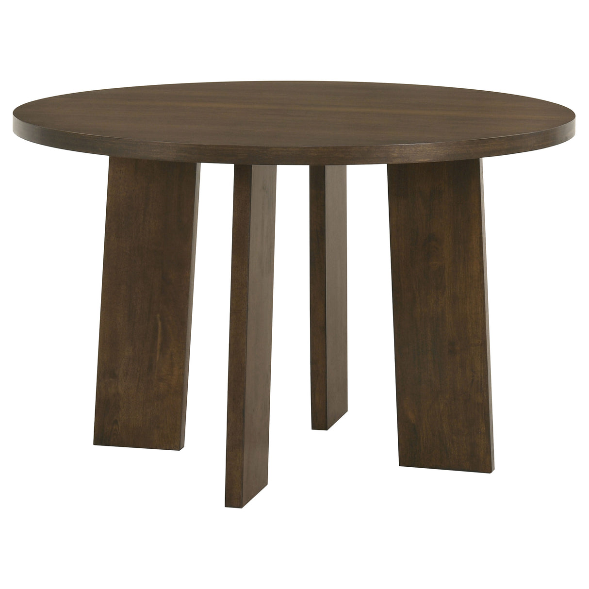 Strouse 5-Piece Dining Set, Walnut and Wheat