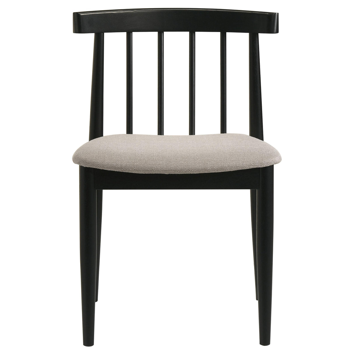 Cullen Dining Side Chair, Black/Wheat (Set of 2)