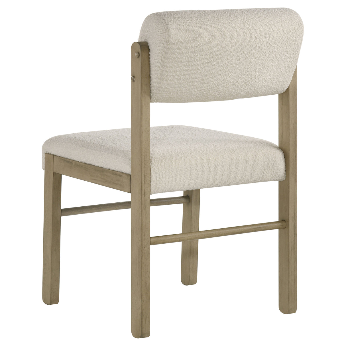 Decker 7-Piece 82-Inch Dining Set - Natural Oak & Cream