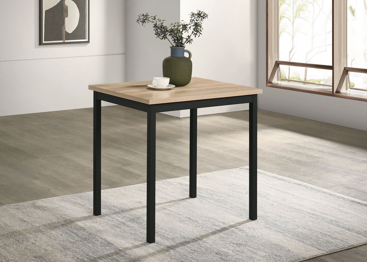 Garza Space Saving Rectangular Dining Table in Greige Oak