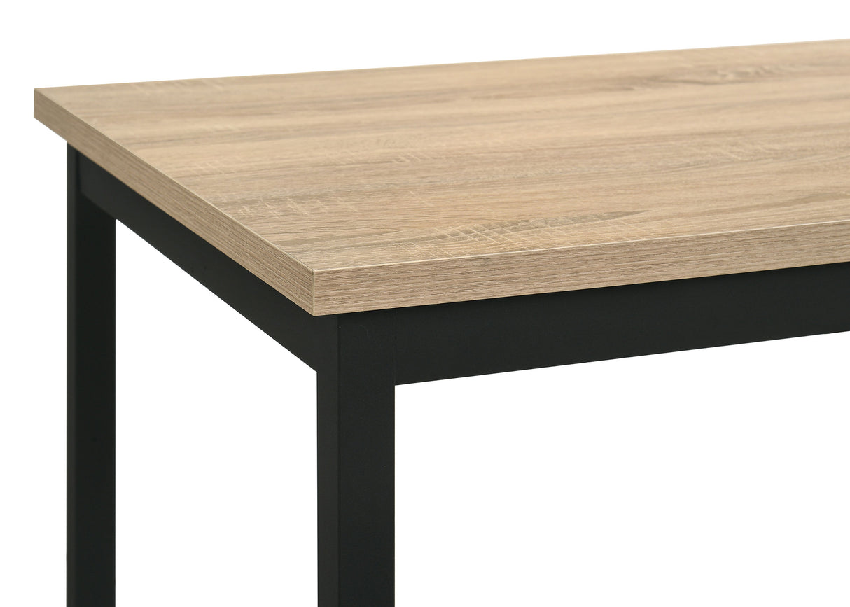 Garza Space Saving Rectangular Dining Table in Greige Oak
