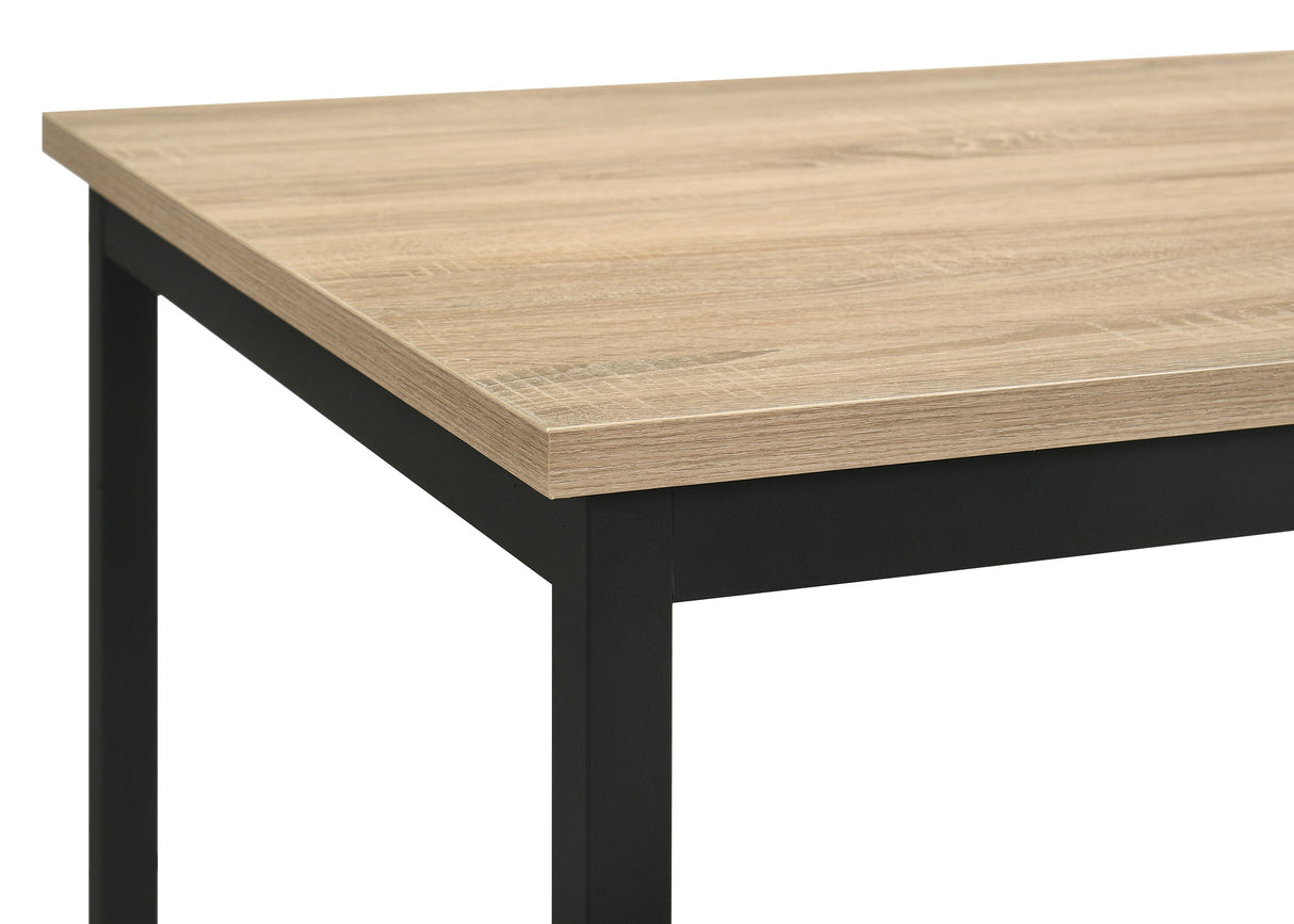 Garza Rectangular 48-Inch Dining Table, Greige Oak