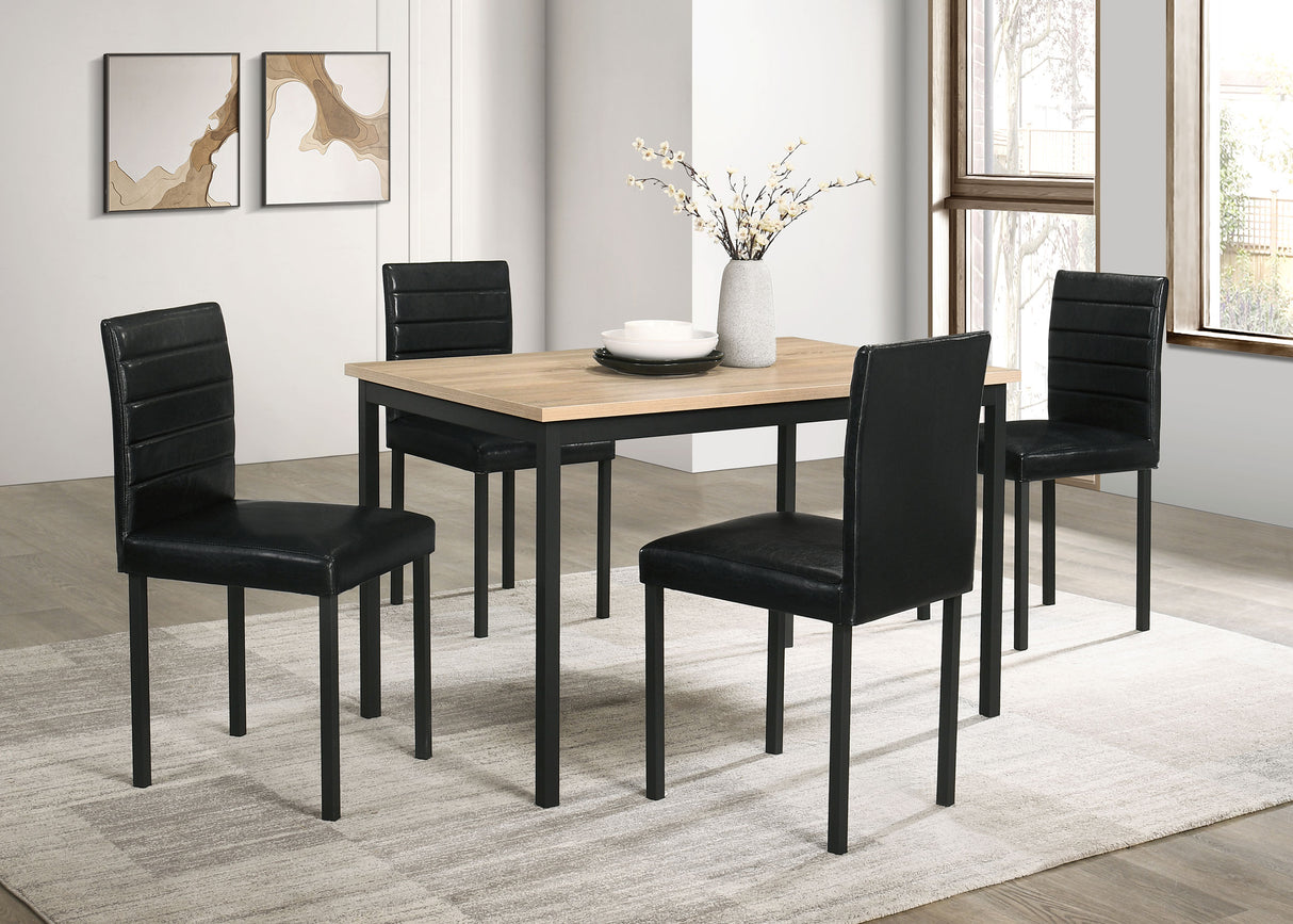Garza Rectangular 48-Inch Dining Table in Greige Oak