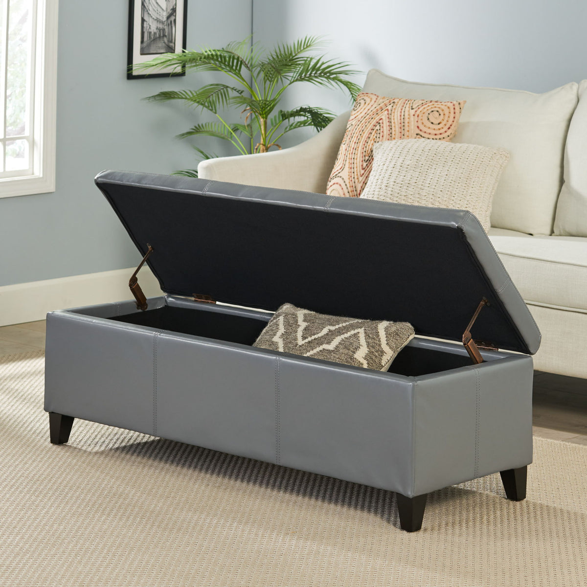 Glouster - Contemporary Storage Ottoman