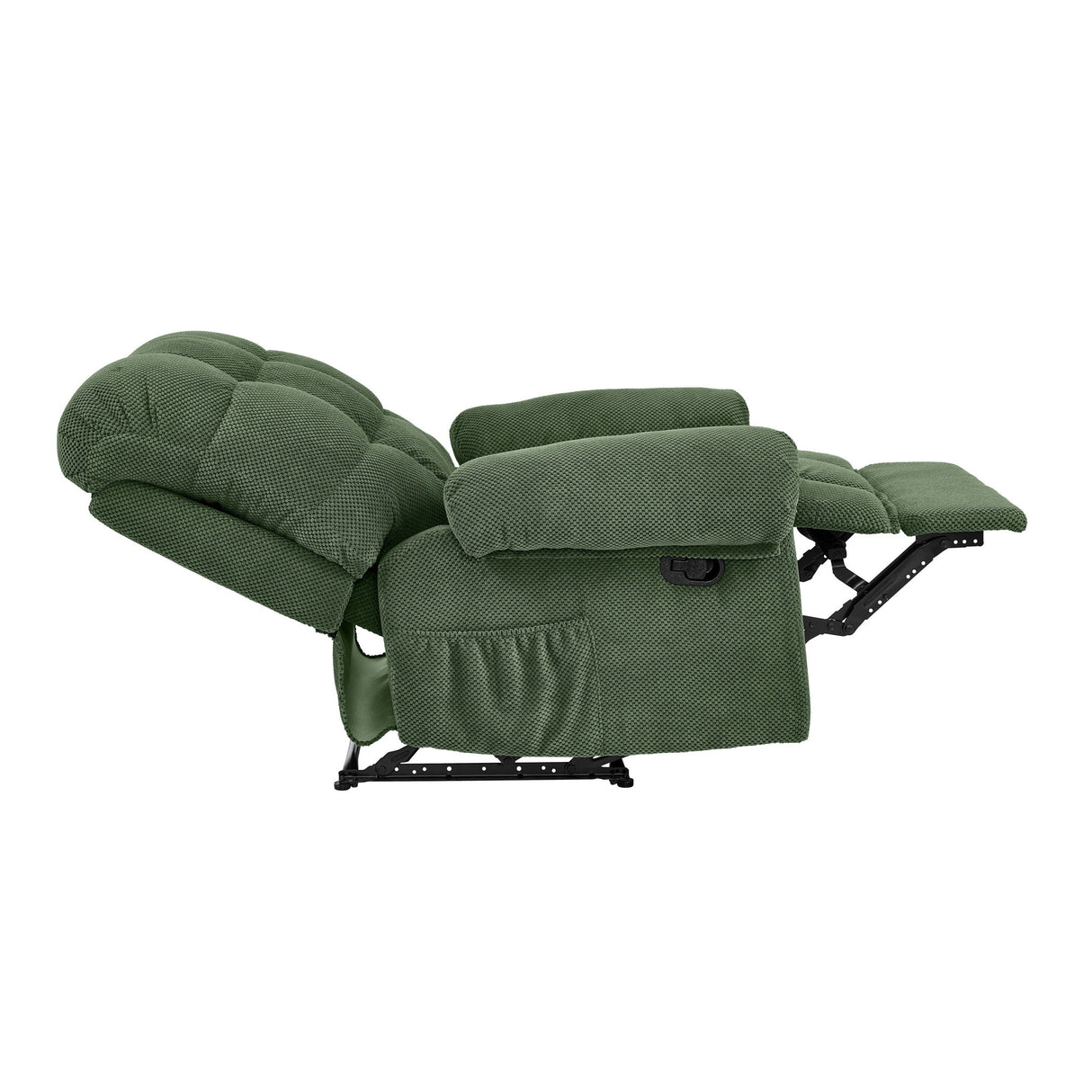 Manual Recliner, Padded Footrest