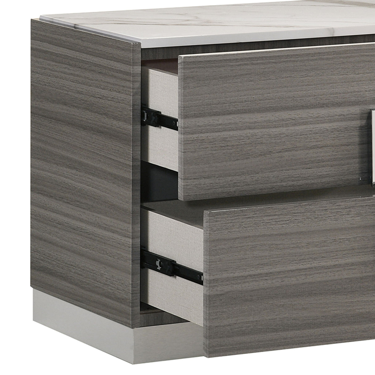 Altima - 2 Drawer Nightstand - Gray